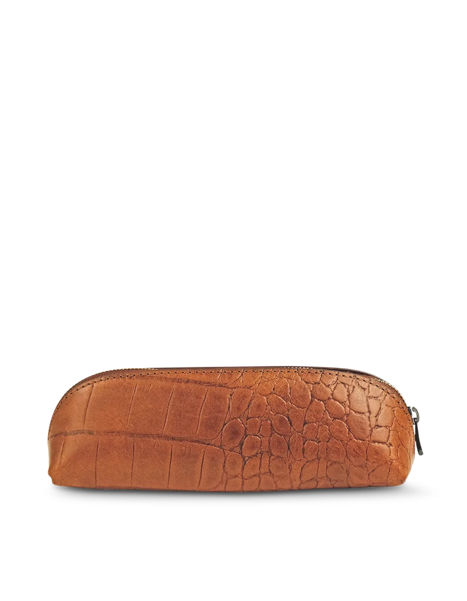 Notebook & Pencil Case Small Bundle Cognac Classic Croco