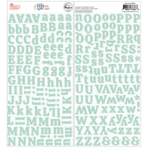 PinkFresh Studio Puffy Alpha Stickers - Life Right Now