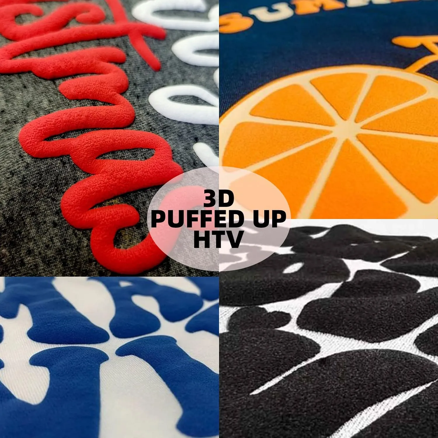 Poppy Crafts Heat Transfer Puffy Vinyl - Blue