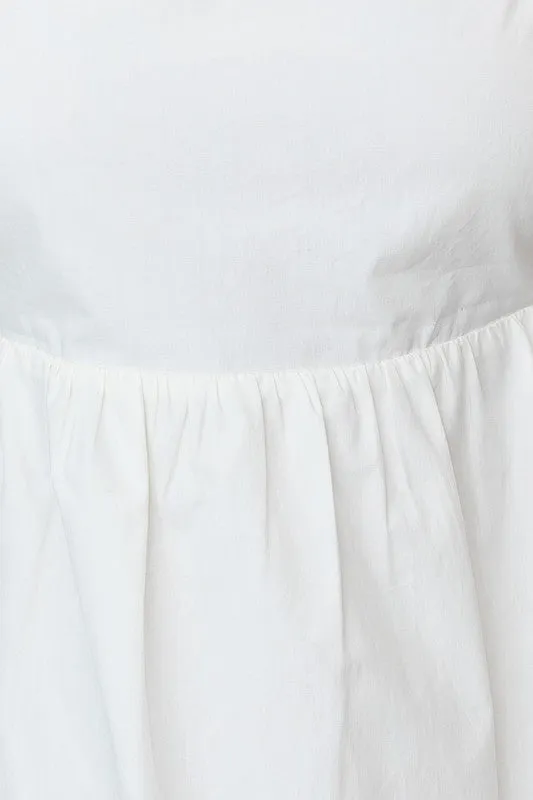 Puff Sleeve Babydoll Dress