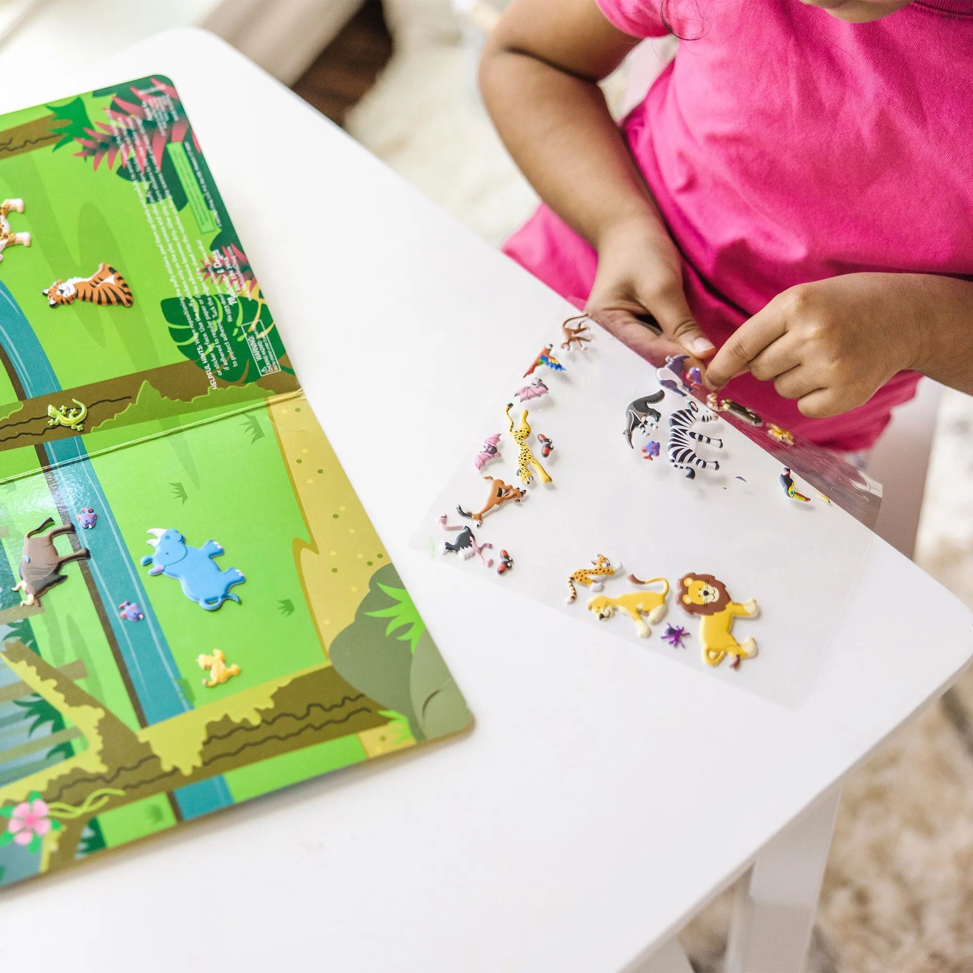 Puffy Sticker Play Set 3-Pack: On the Farm, Safari, Chipmunk House