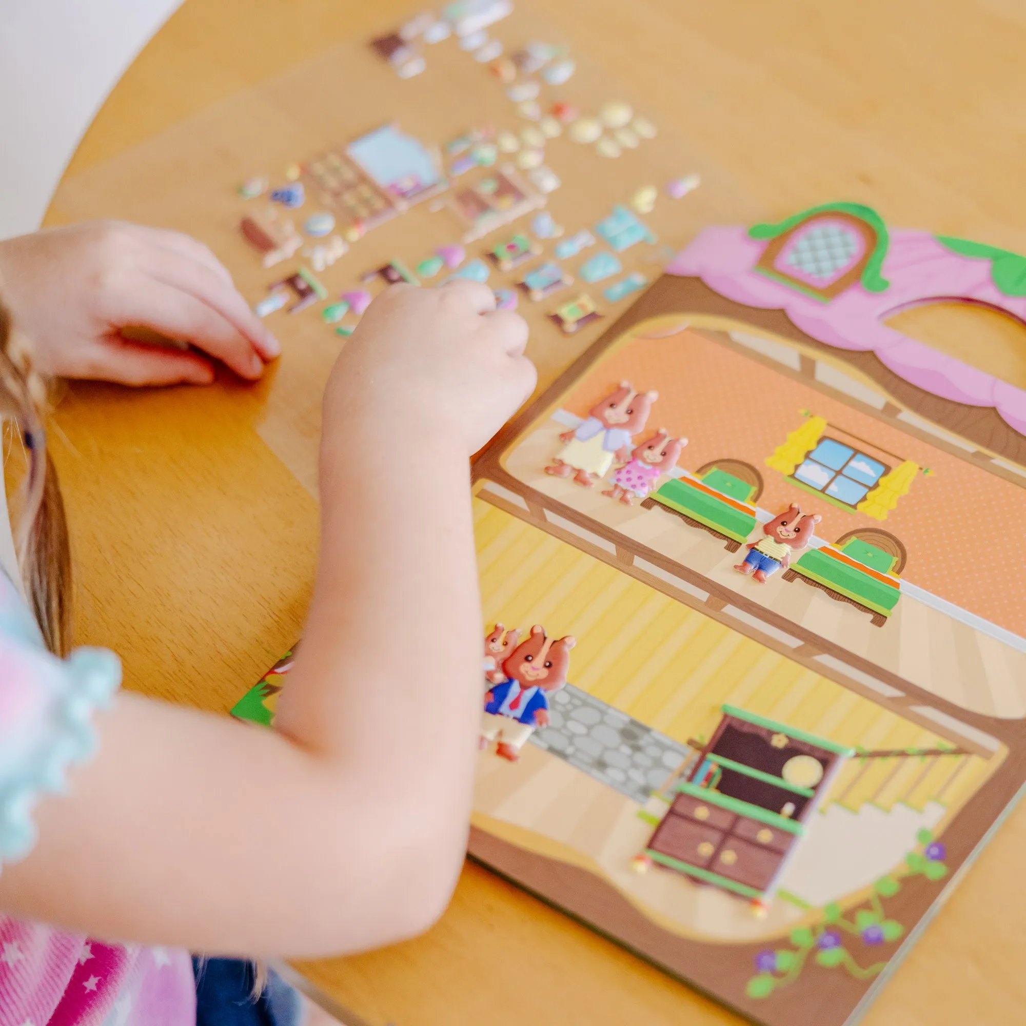 Puffy Sticker Play Set 3-Pack: On the Farm, Safari, Chipmunk House