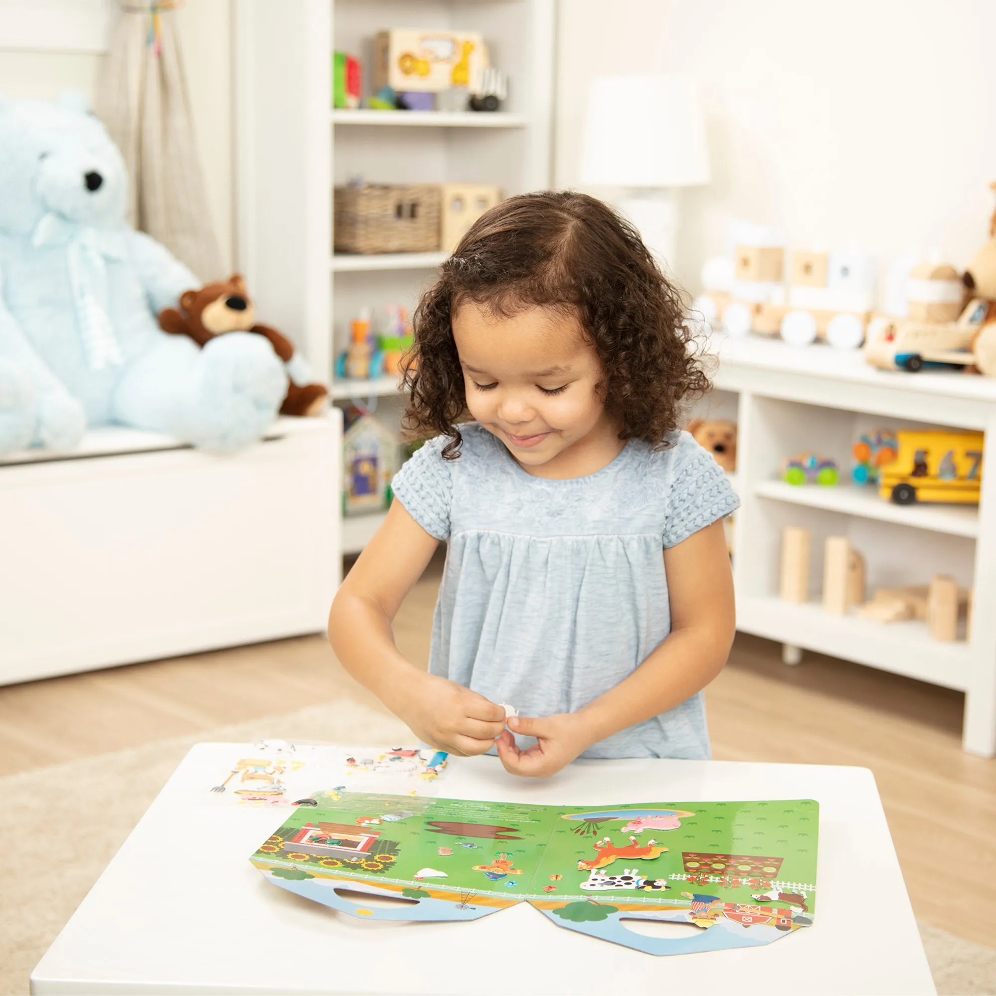 Puffy Sticker Play Set 3-Pack: On the Farm, Safari, Chipmunk House
