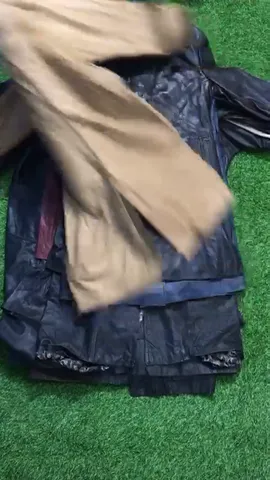 Pure leather long and short coats