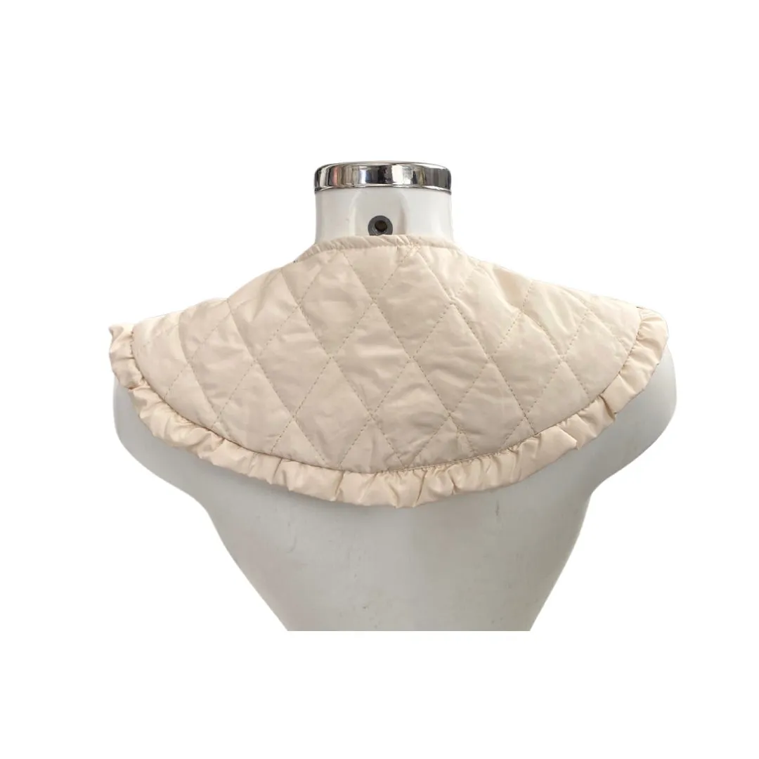 Quilted Collar Cream One Size