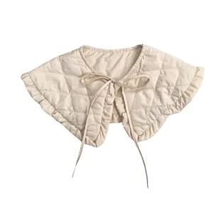 Quilted Collar Cream One Size