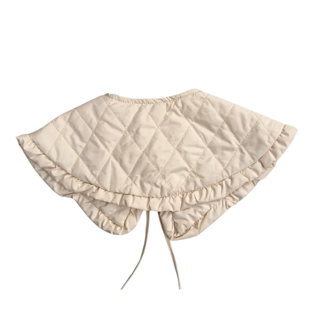 Quilted Collar Cream One Size