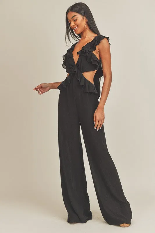 "Alfani" Ruffle Jumpsuit
