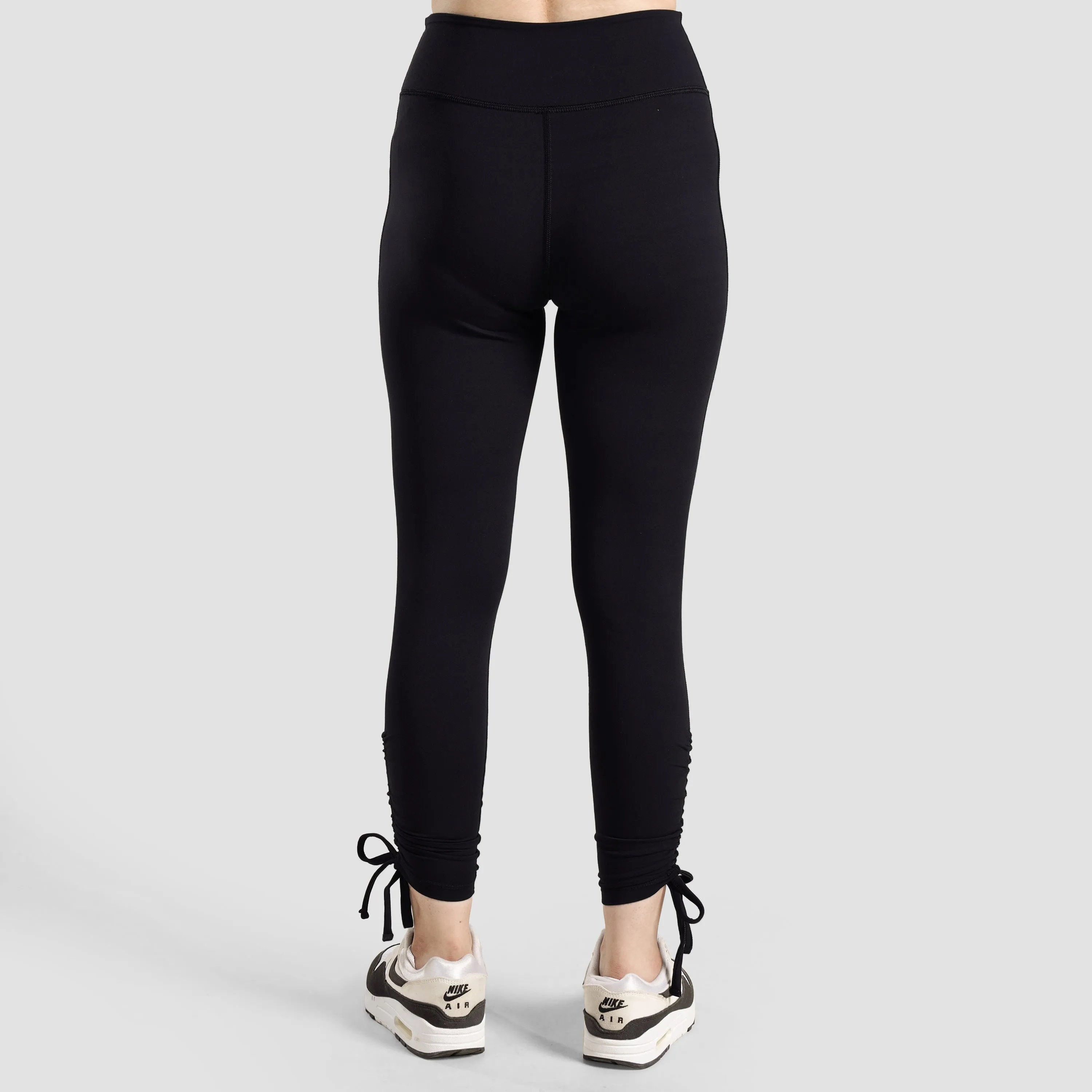Ribbon Edge Leggings (Black)