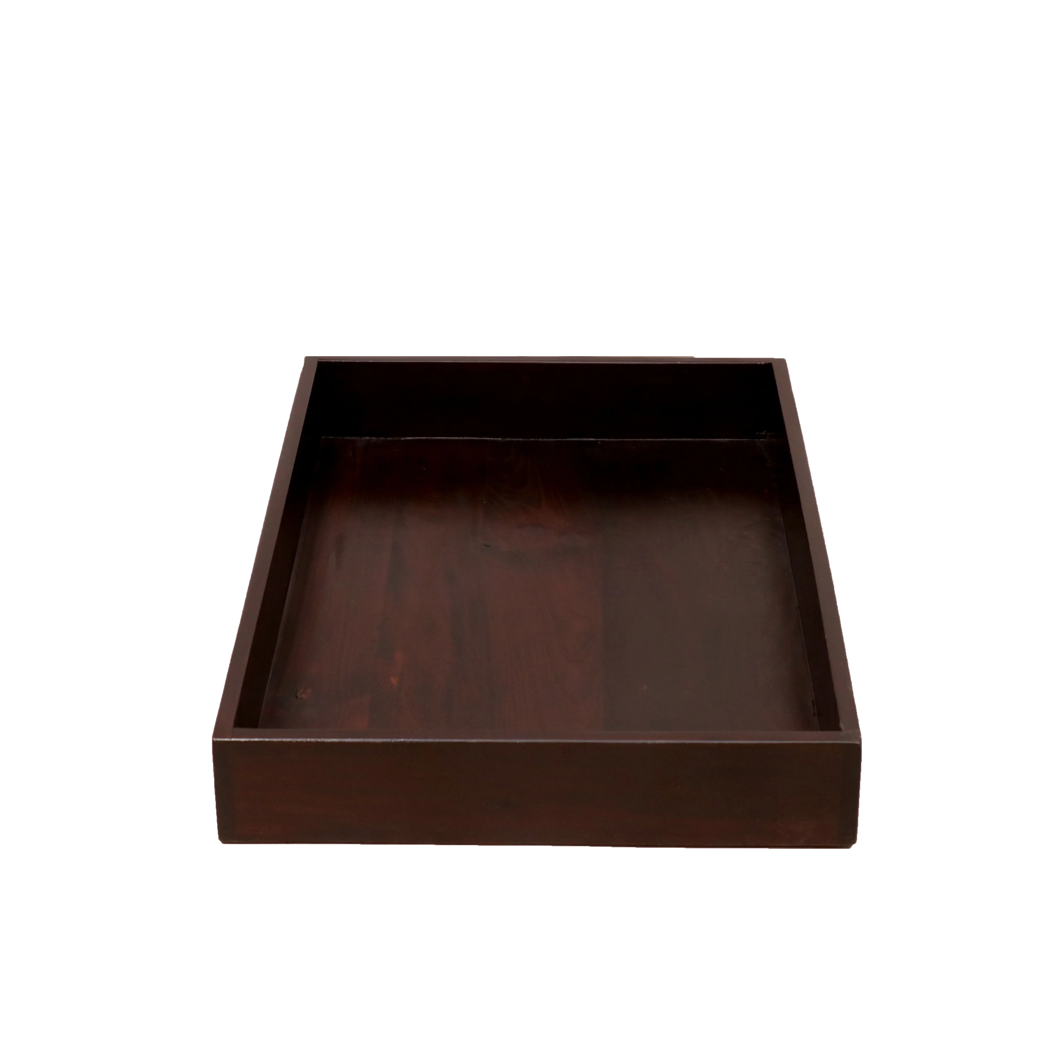 Sophisticated Rectangular Wooden Tray