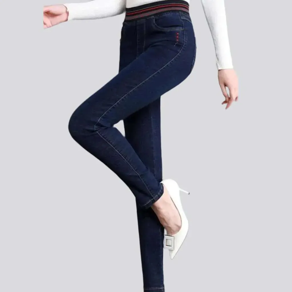 Stonewashed jeans
 for ladies