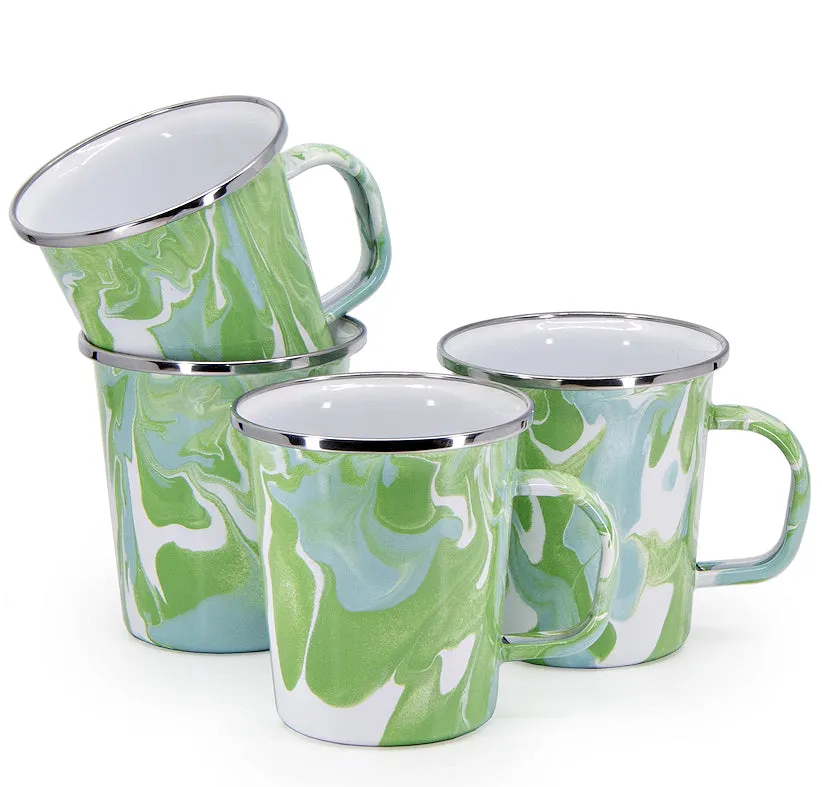 Swirling Seas Porcelain Enamelware Dinnerware