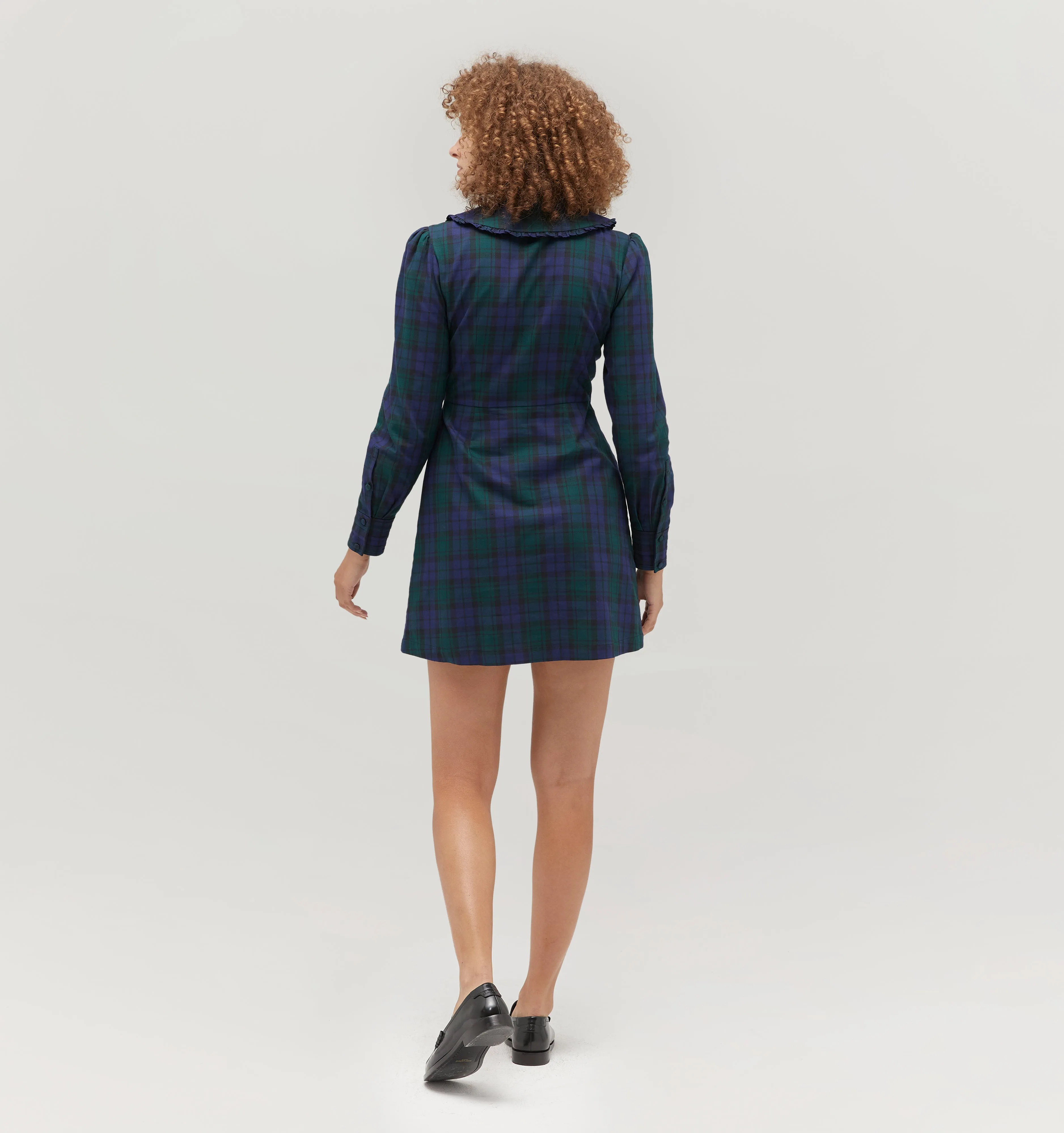 The Hazel Dress - Blackwatch Tartan