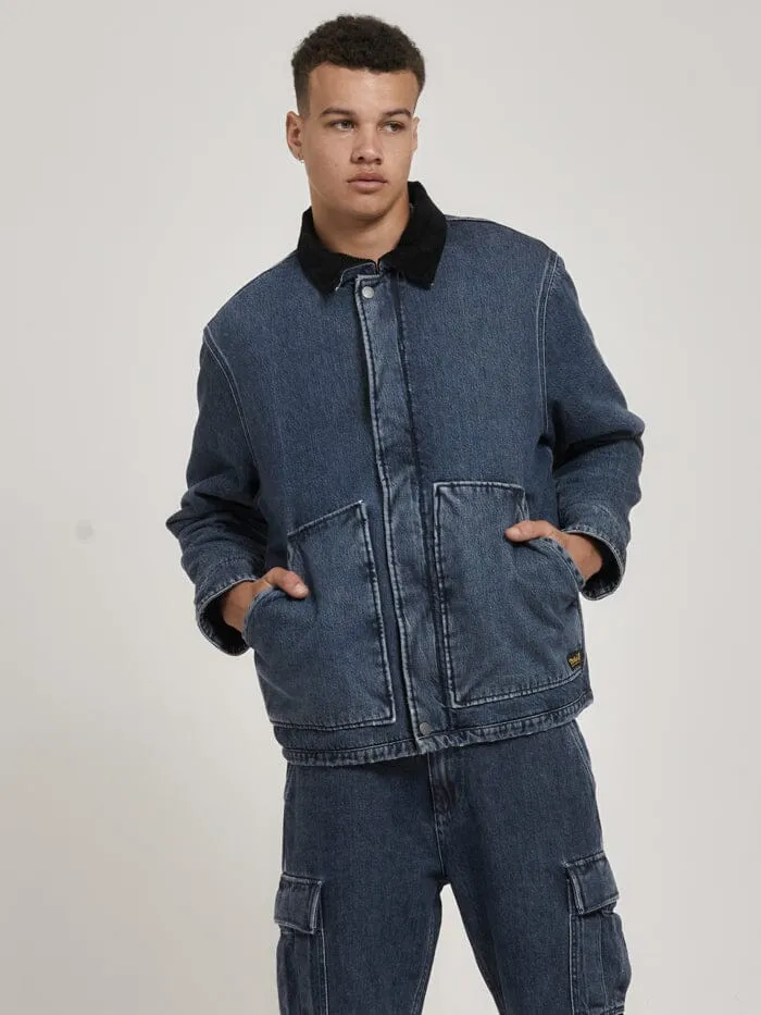 Thrills Union Jacket - Worn In Blue