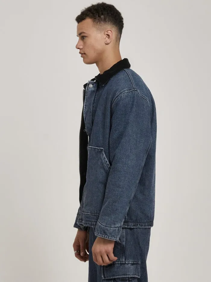 Thrills Union Jacket - Worn In Blue