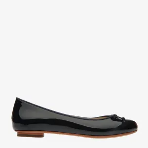 Tina Navy Patent Ballet Shoe