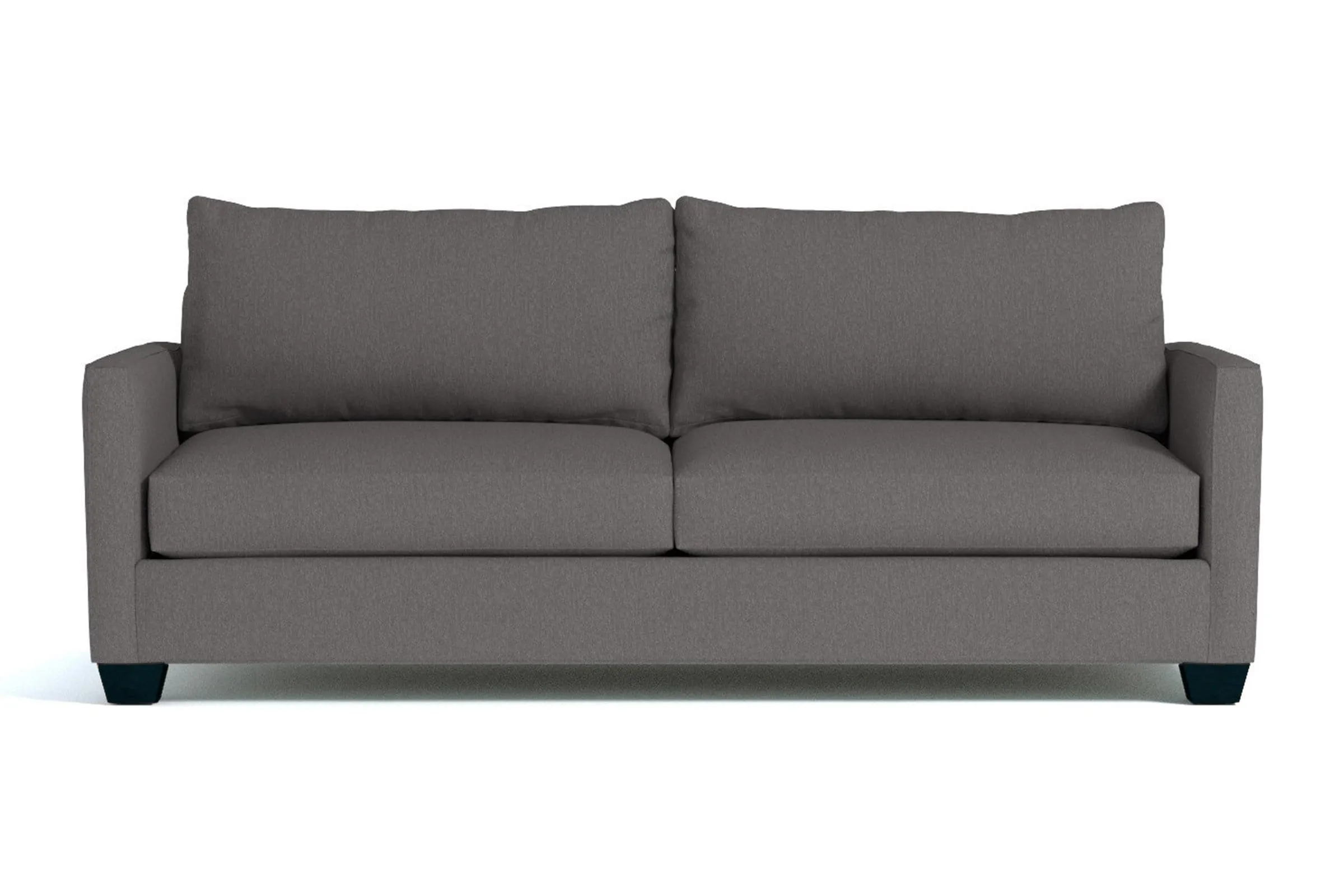 Tuxedo Queen Size Sleeper Sofa Bed :: Leg Finish: Espresso / Sleeper Option: Deluxe Innerspring Mattress