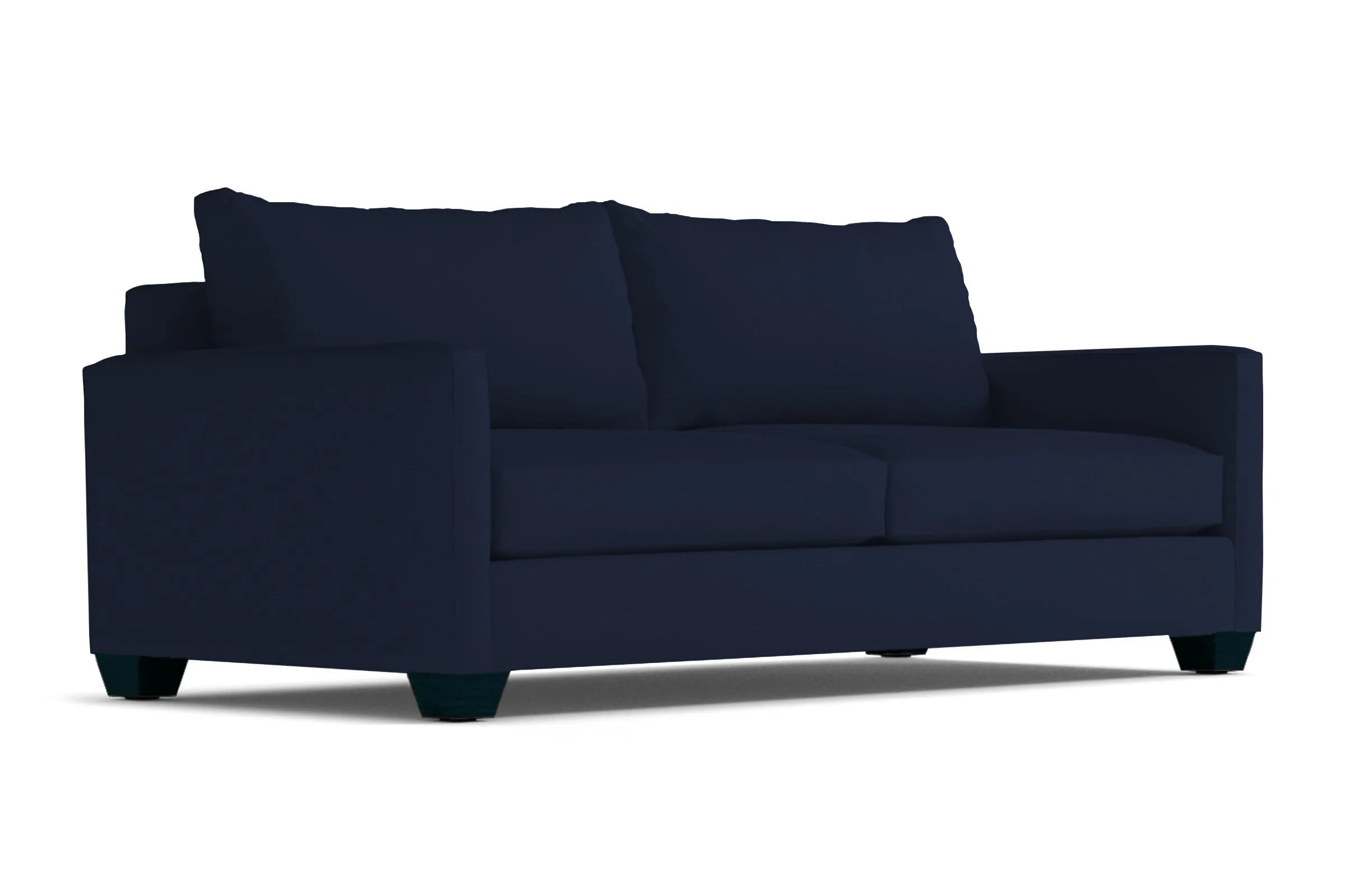 Tuxedo Queen Size Sleeper Sofa Bed :: Leg Finish: Espresso / Sleeper Option: Memory Foam Mattress