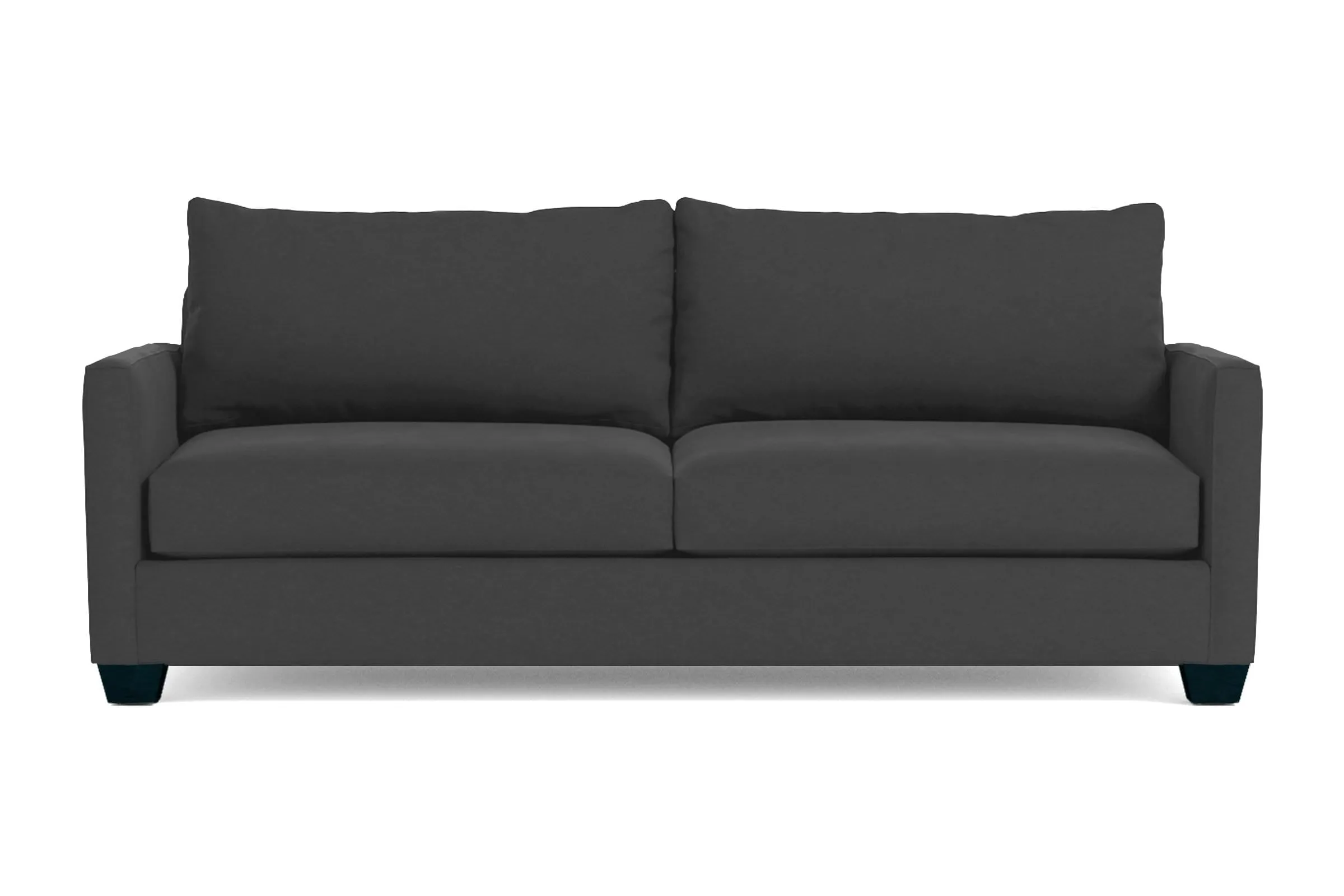 Tuxedo Queen Size Sleeper Sofa Bed :: Leg Finish: Espresso / Sleeper Option: Memory Foam Mattress