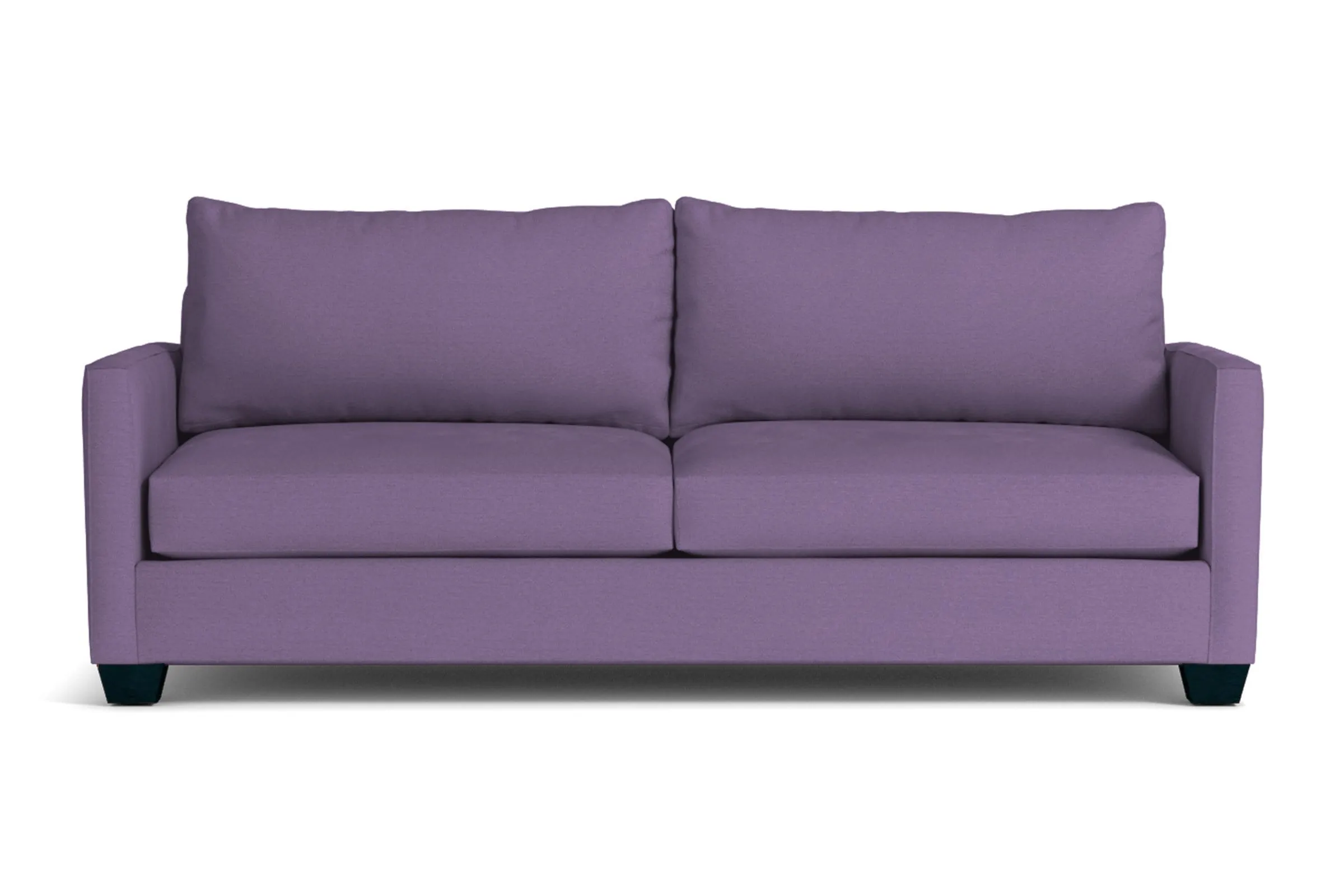 Tuxedo Queen Size Sleeper Sofa Bed :: Leg Finish: Espresso / Sleeper Option: Memory Foam Mattress