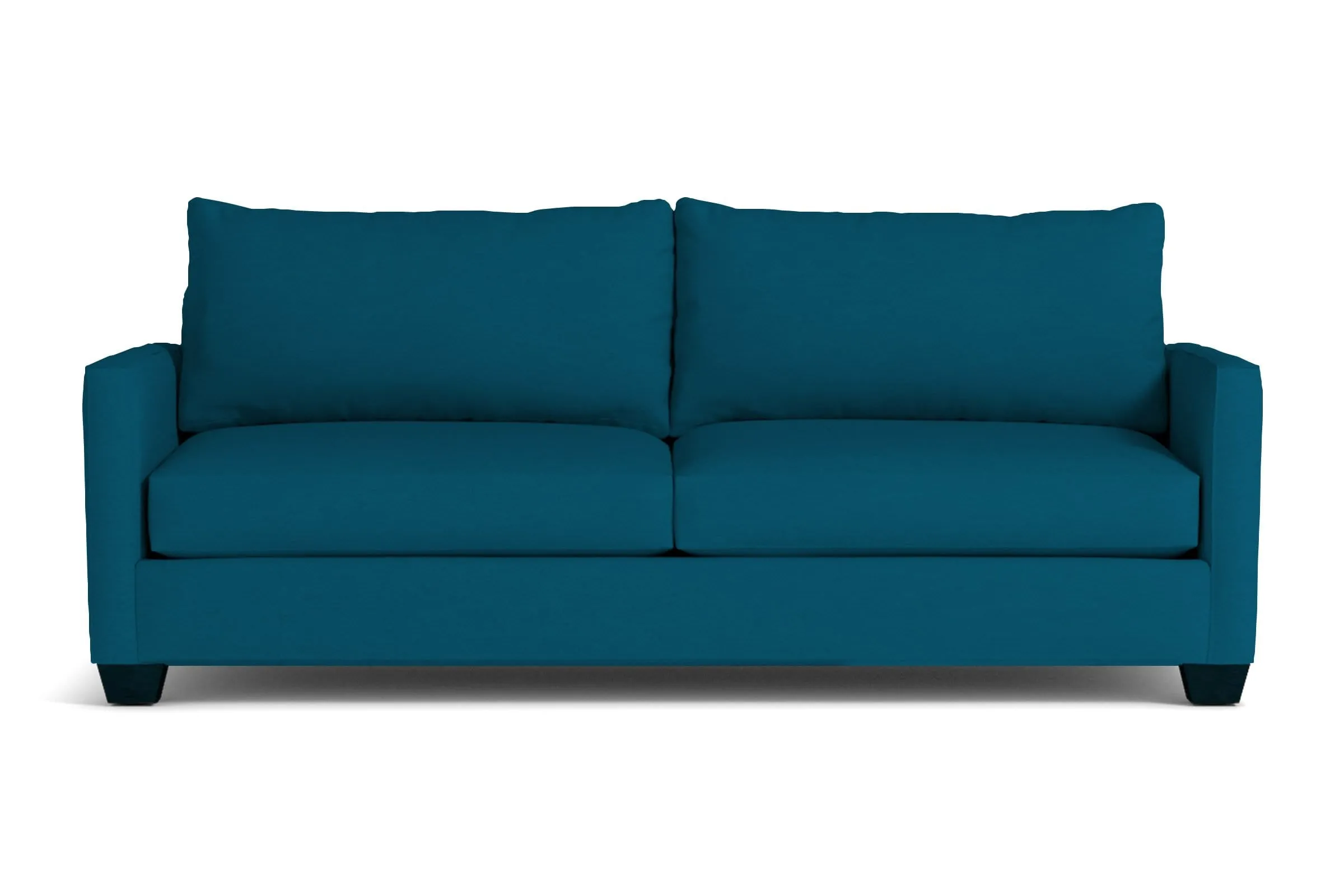 Tuxedo Queen Size Sleeper Sofa Bed :: Leg Finish: Espresso / Sleeper Option: Memory Foam Mattress