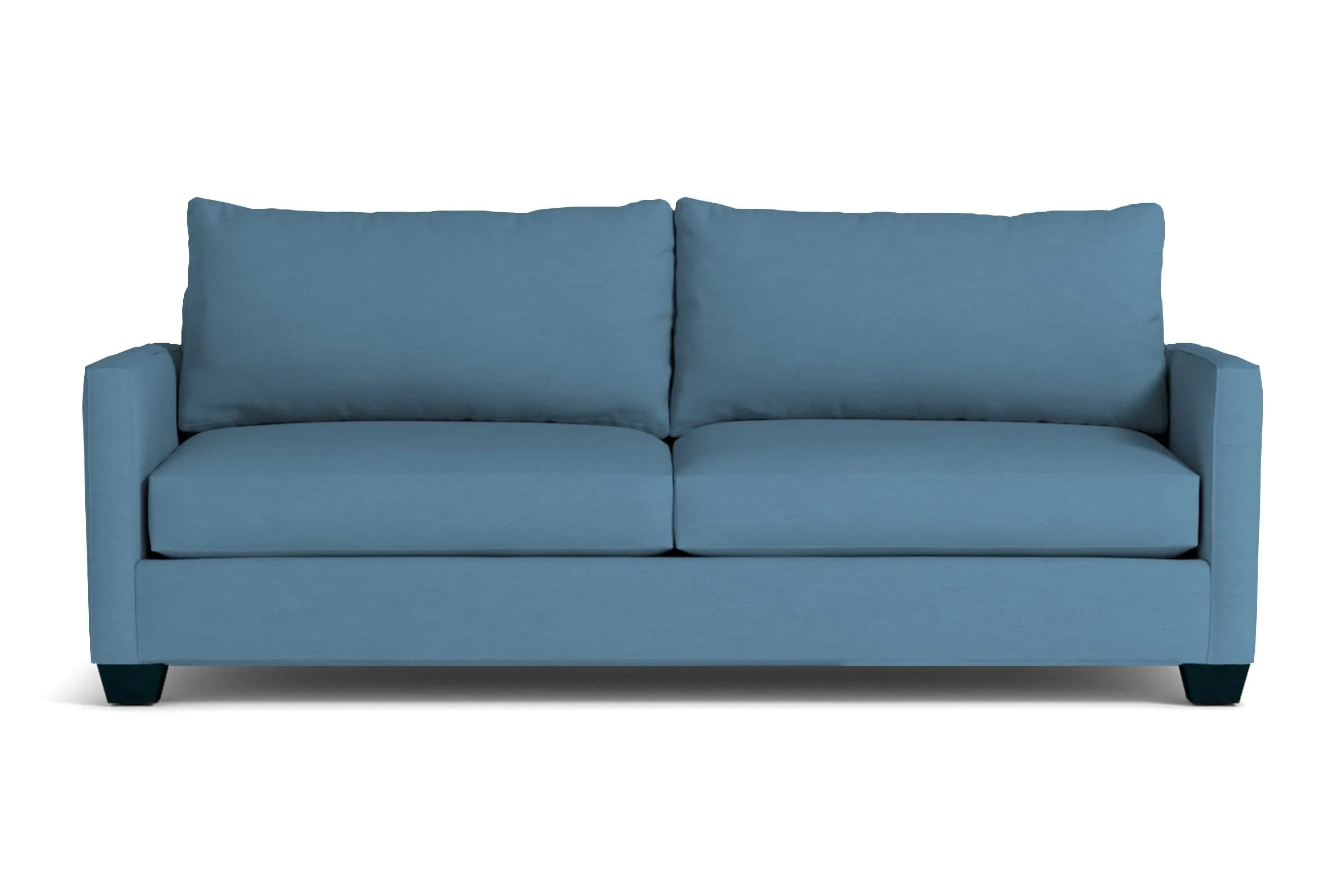 Tuxedo Queen Size Sleeper Sofa Bed :: Leg Finish: Espresso / Sleeper Option: Memory Foam Mattress