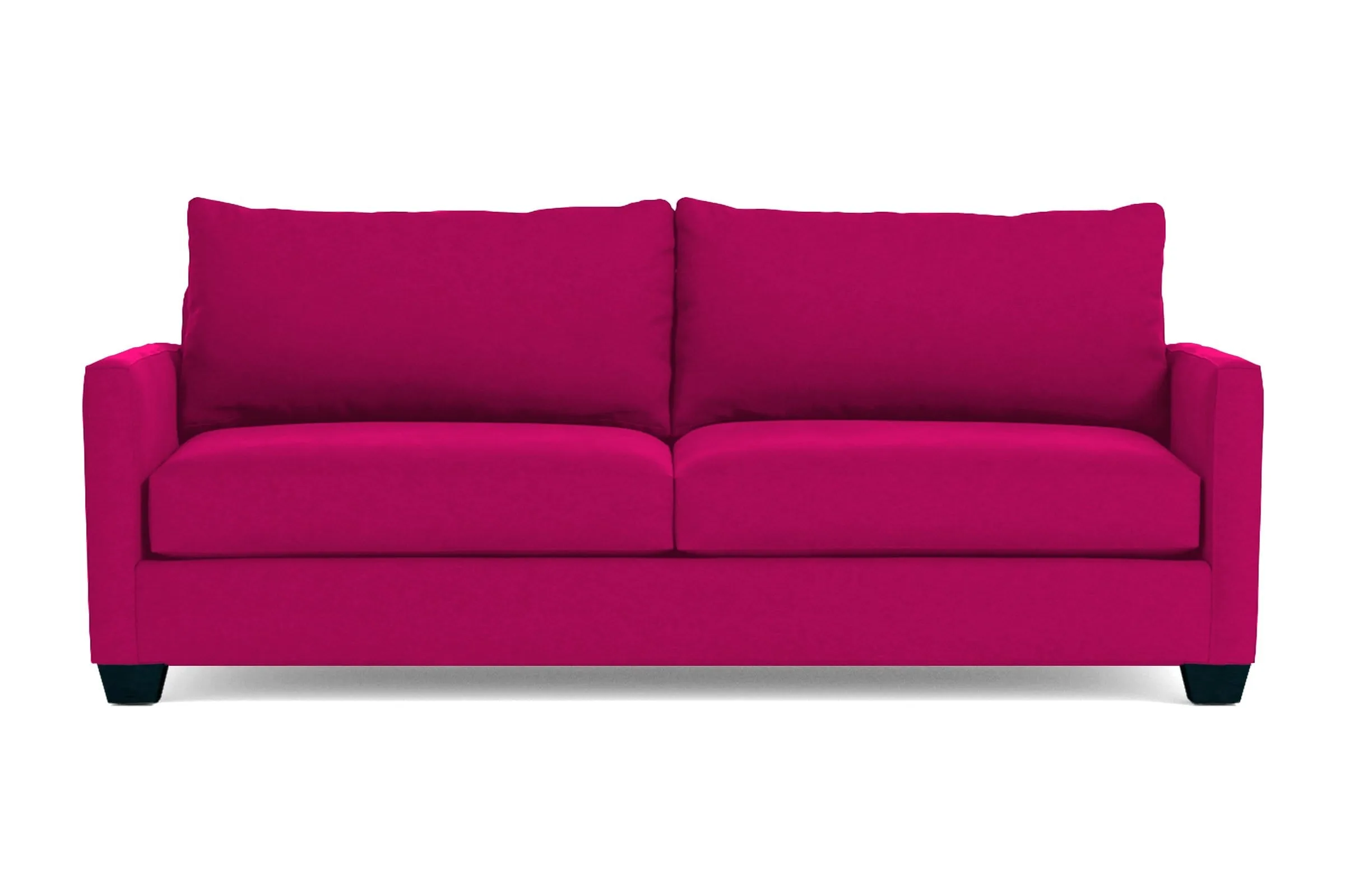 Tuxedo Queen Size Sleeper Sofa Bed :: Leg Finish: Espresso / Sleeper Option: Memory Foam Mattress