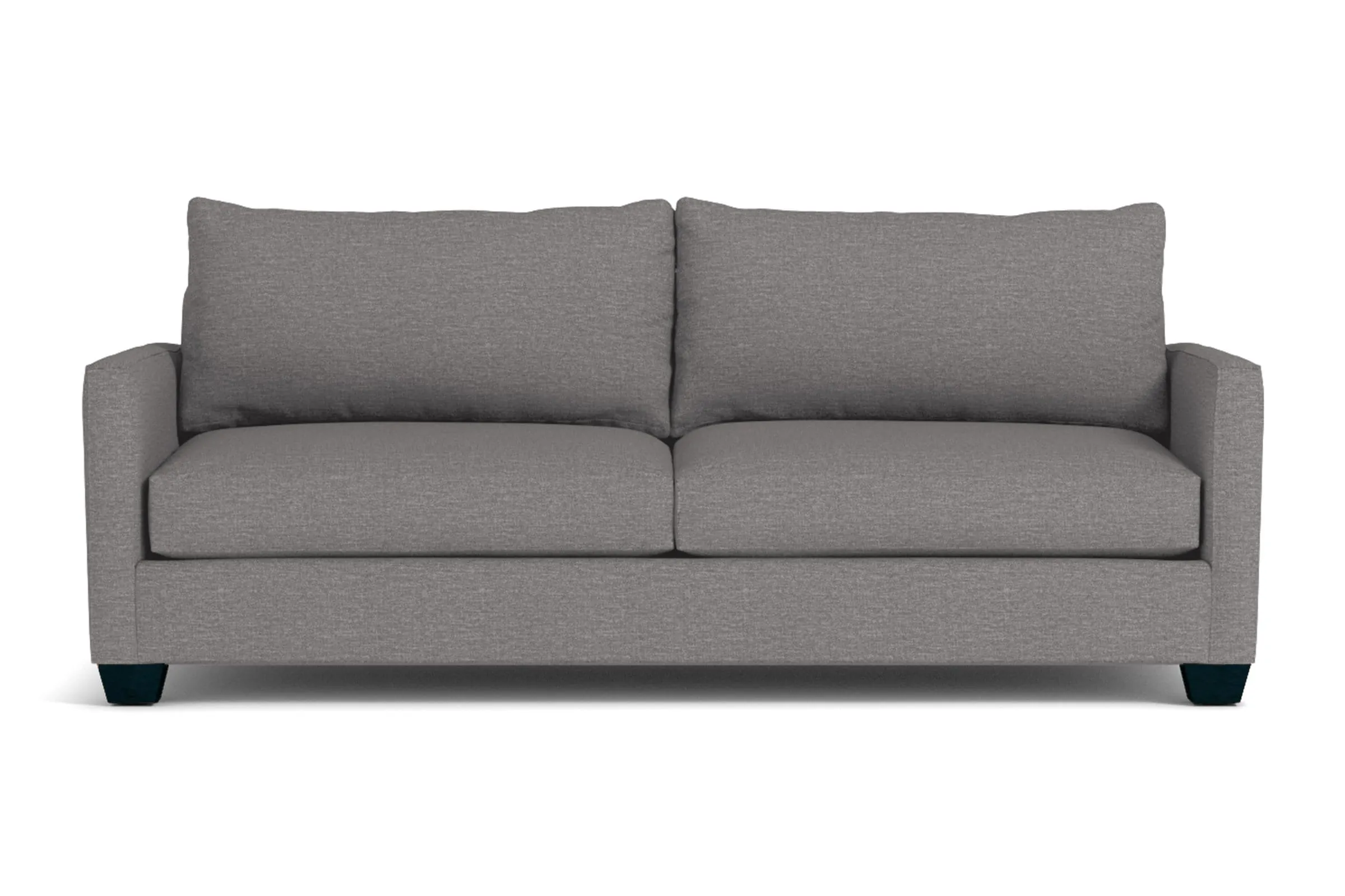 Tuxedo Queen Size Sleeper Sofa Bed :: Leg Finish: Espresso / Sleeper Option: Memory Foam Mattress