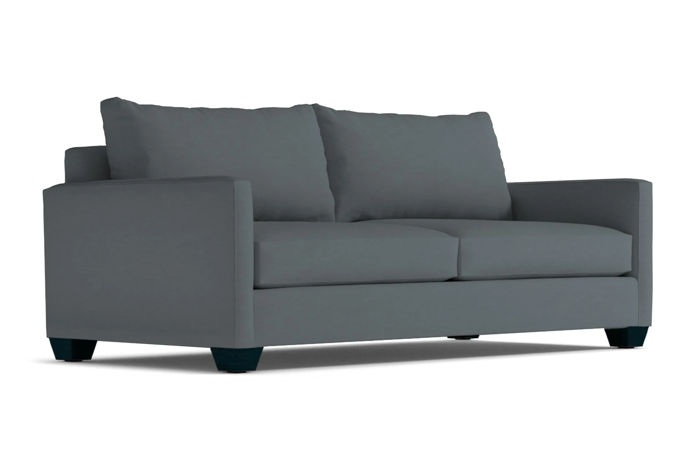 Tuxedo Queen Size Sleeper Sofa Bed :: Leg Finish: Espresso / Sleeper Option: Memory Foam Mattress