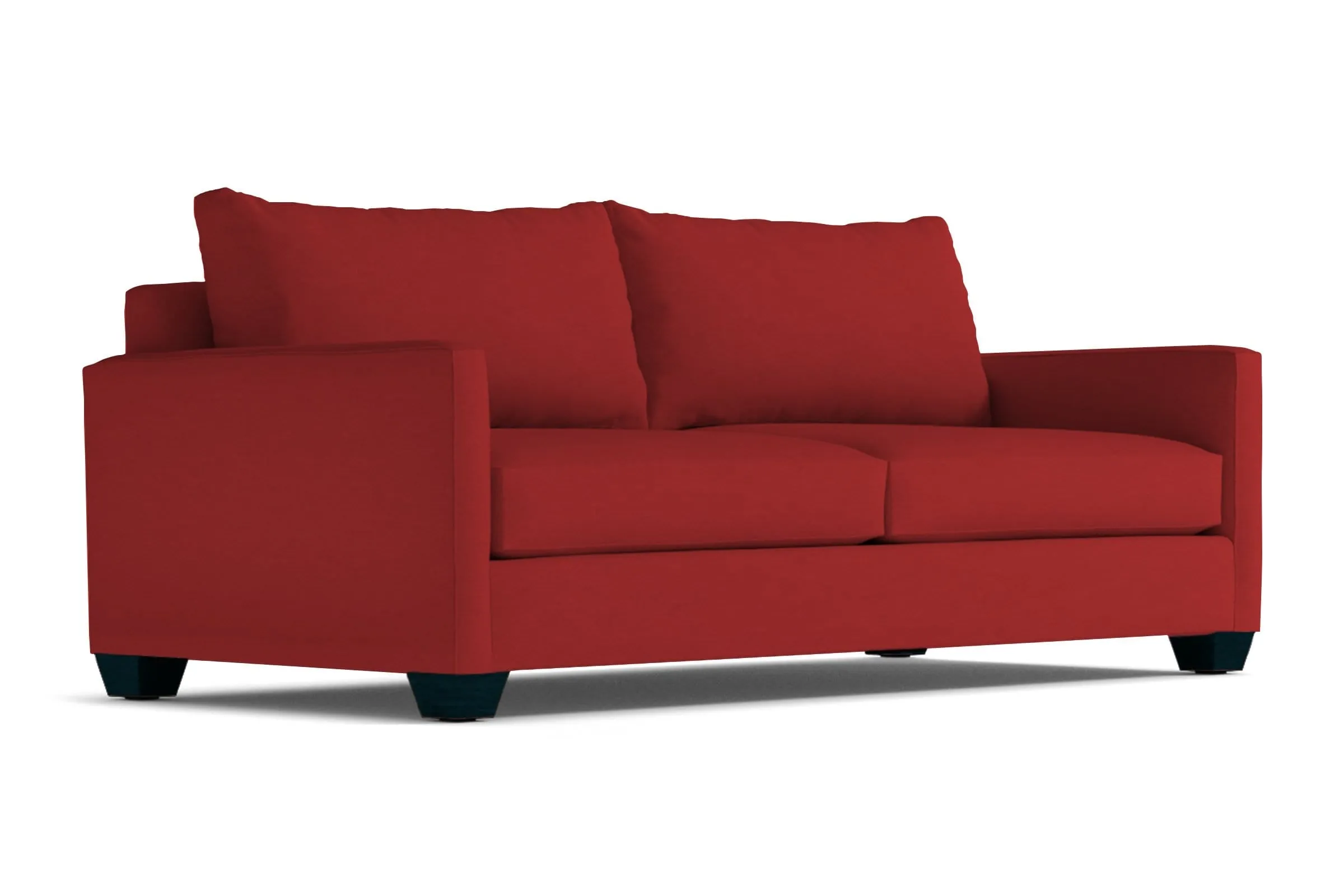 Tuxedo Queen Size Sleeper Sofa Bed :: Leg Finish: Espresso / Sleeper Option: Memory Foam Mattress