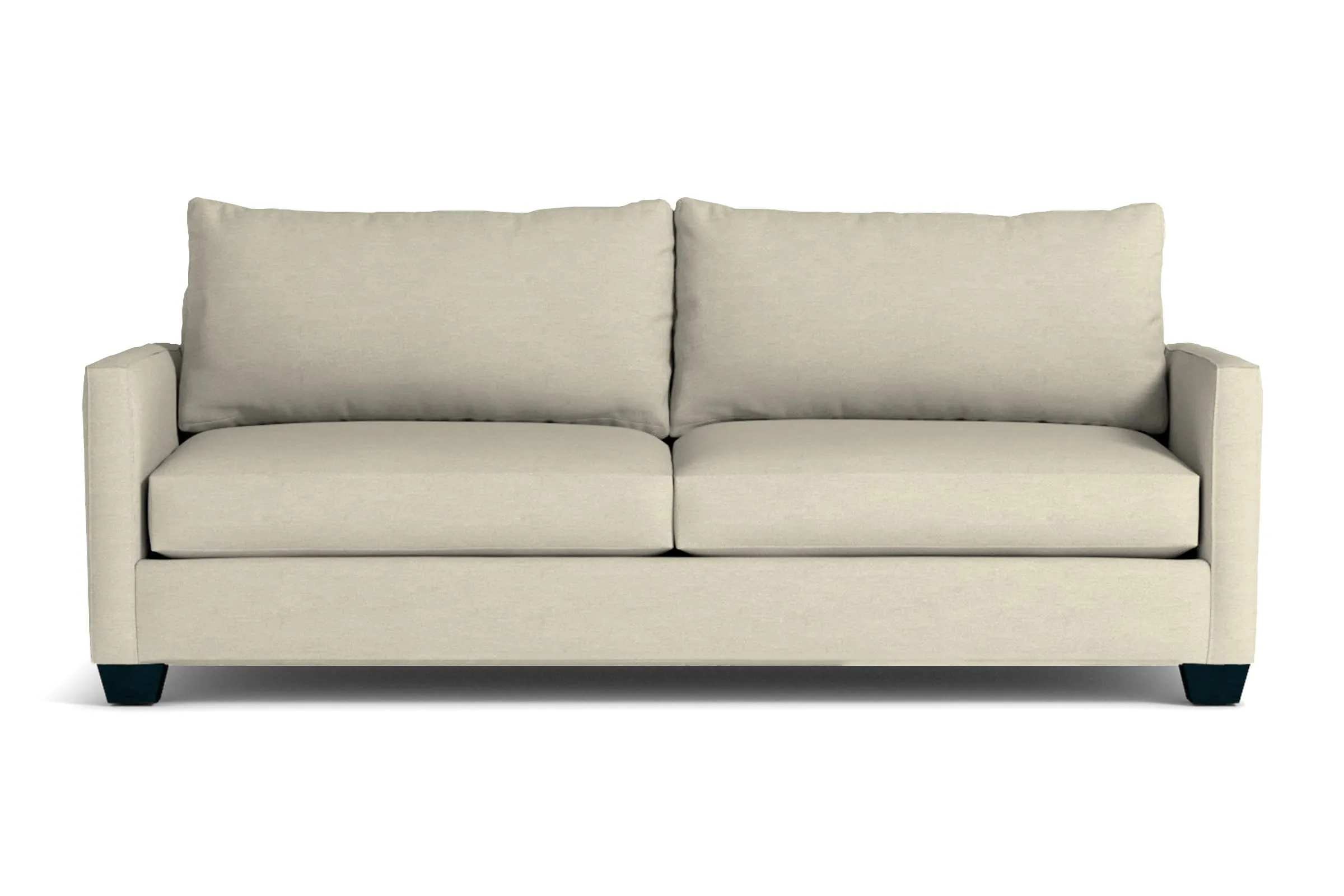 Tuxedo Queen Size Sleeper Sofa Bed :: Leg Finish: Espresso / Sleeper Option: Memory Foam Mattress