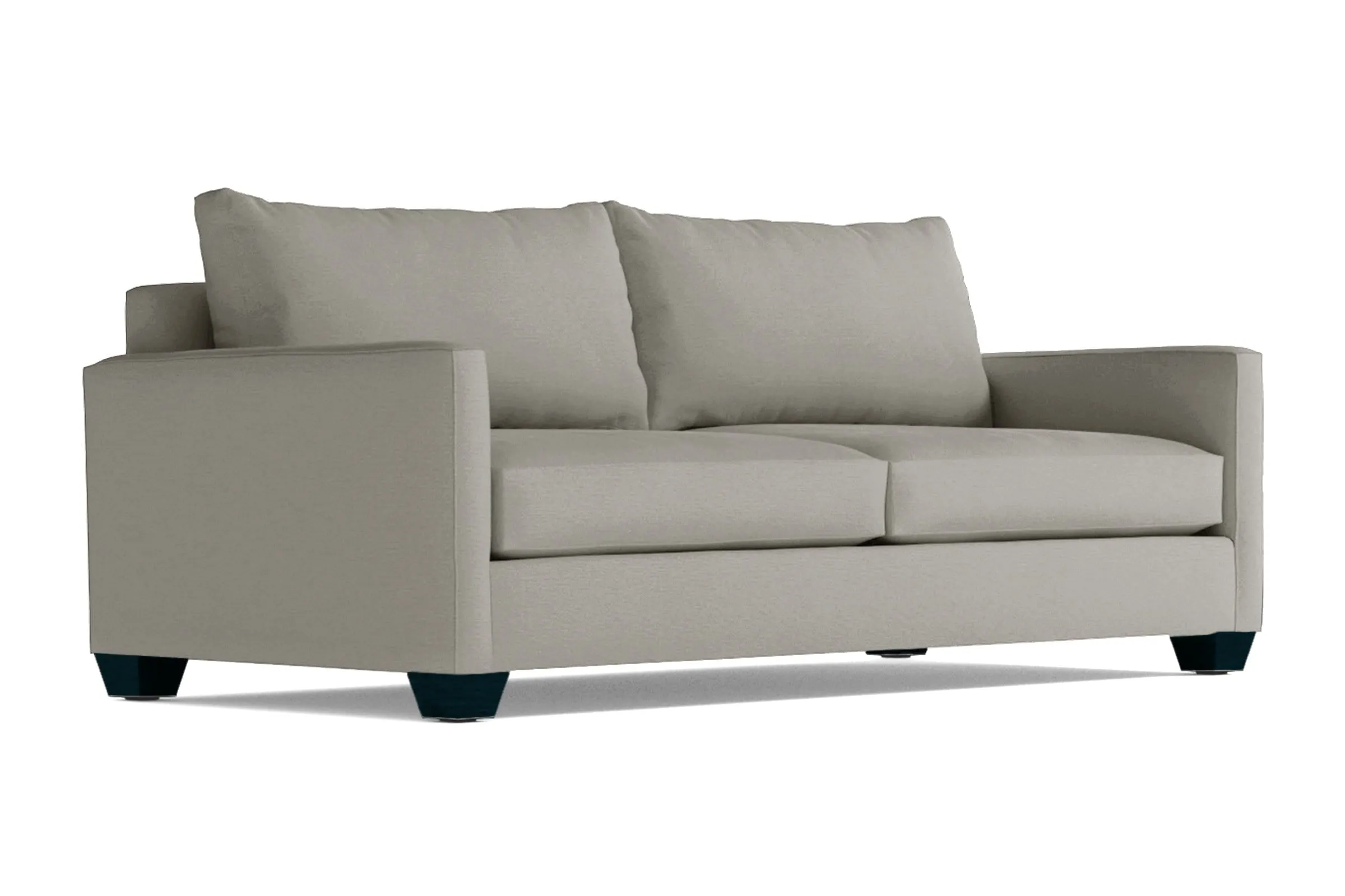 Tuxedo Queen Size Sleeper Sofa Bed :: Leg Finish: Espresso / Sleeper Option: Memory Foam Mattress