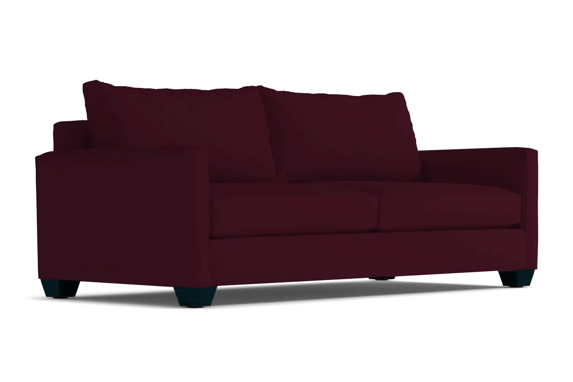 Tuxedo Queen Size Sleeper Sofa Bed :: Leg Finish: Espresso / Sleeper Option: Memory Foam Mattress