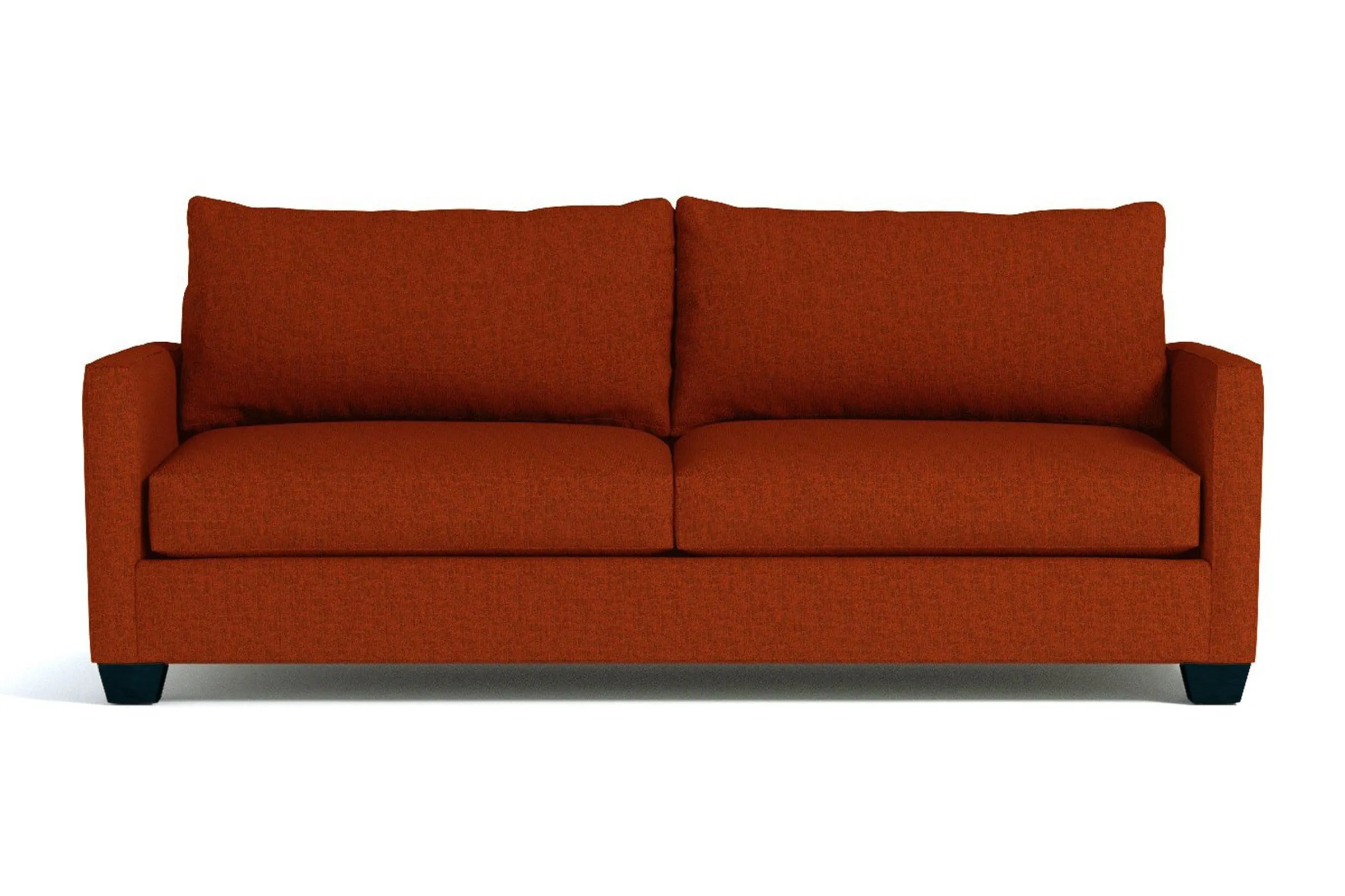 Tuxedo Queen Size Sleeper Sofa Bed :: Leg Finish: Espresso / Sleeper Option: Memory Foam Mattress