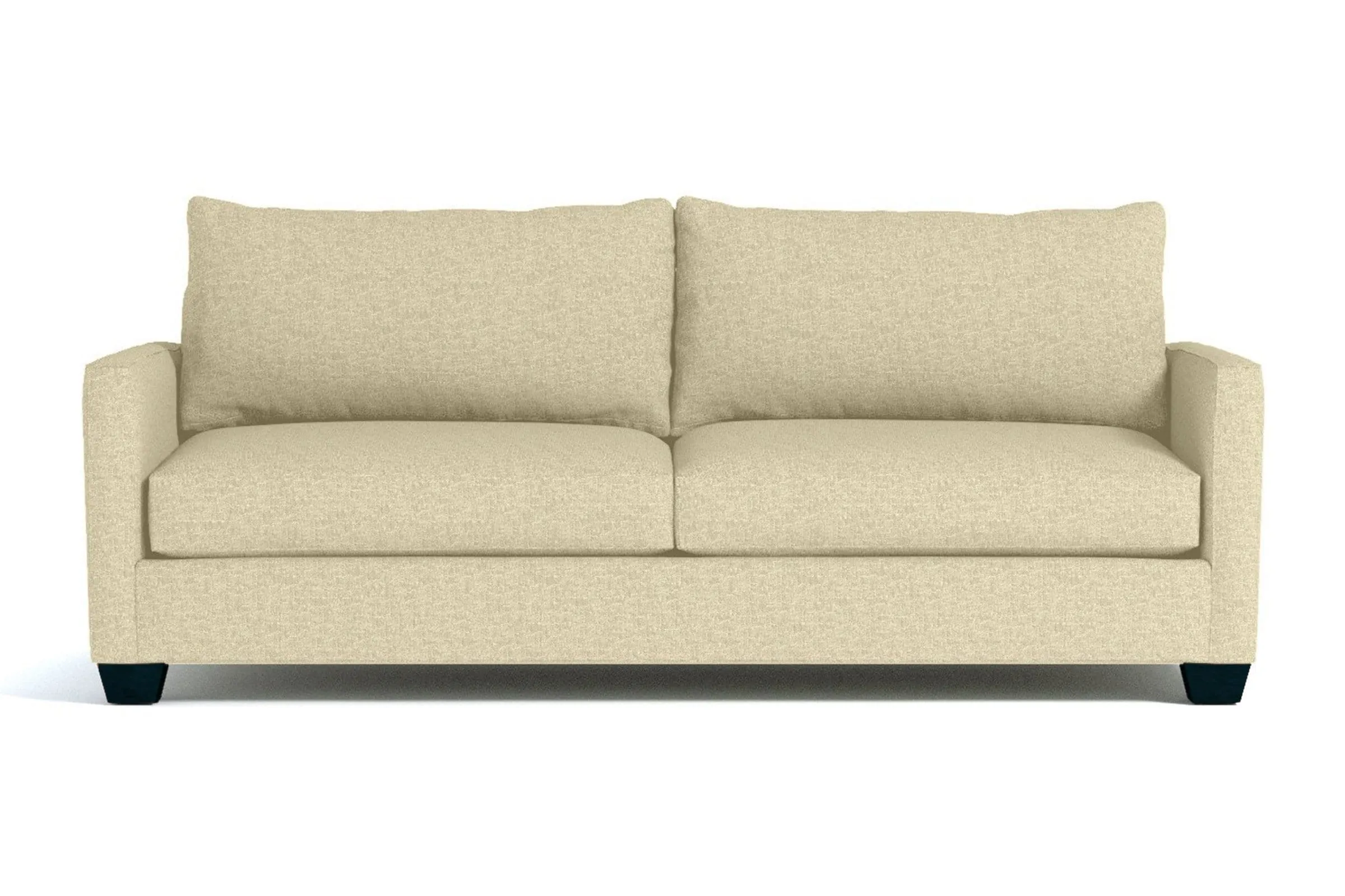 Tuxedo Queen Size Sleeper Sofa Bed :: Leg Finish: Espresso / Sleeper Option: Memory Foam Mattress