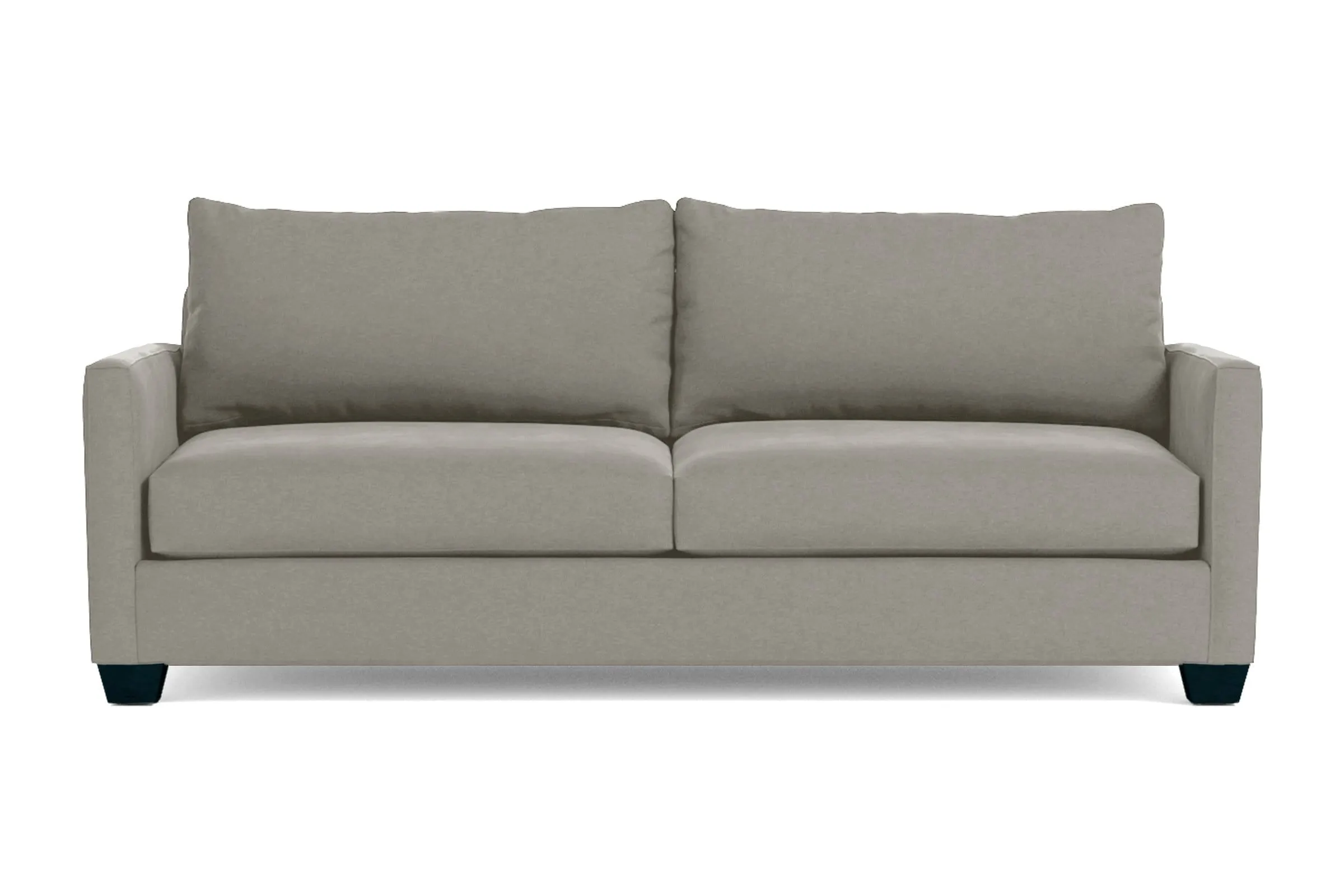 Tuxedo Queen Size Sleeper Sofa Bed :: Leg Finish: Espresso / Sleeper Option: Memory Foam Mattress