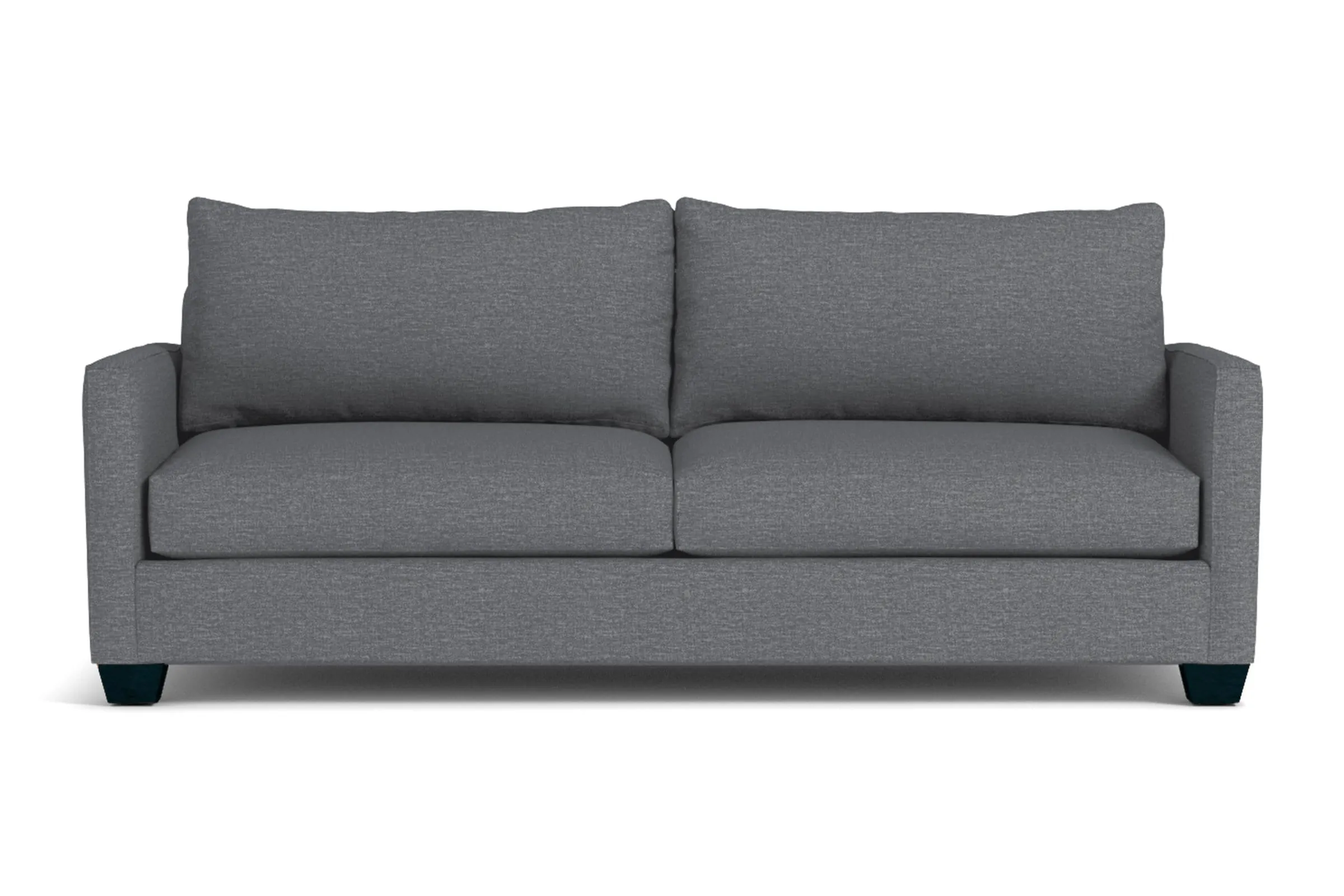 Tuxedo Queen Size Sleeper Sofa Bed :: Leg Finish: Espresso / Sleeper Option: Memory Foam Mattress