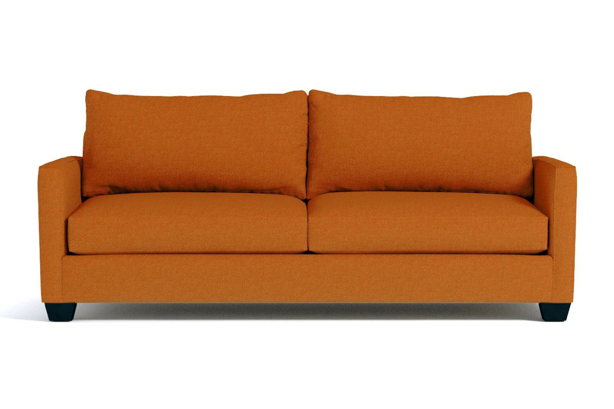 Tuxedo Queen Size Sleeper Sofa Bed :: Leg Finish: Espresso / Sleeper Option: Memory Foam Mattress