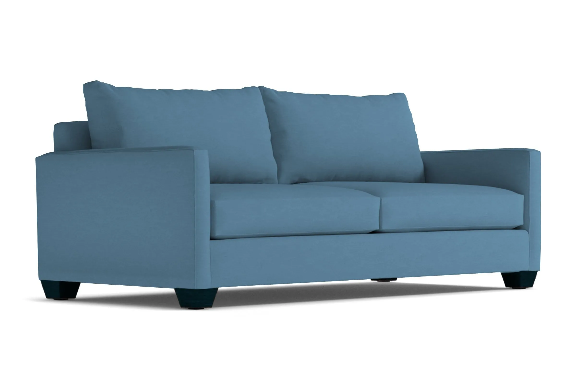 Tuxedo Queen Size Sleeper Sofa Bed :: Leg Finish: Espresso / Sleeper Option: Memory Foam Mattress