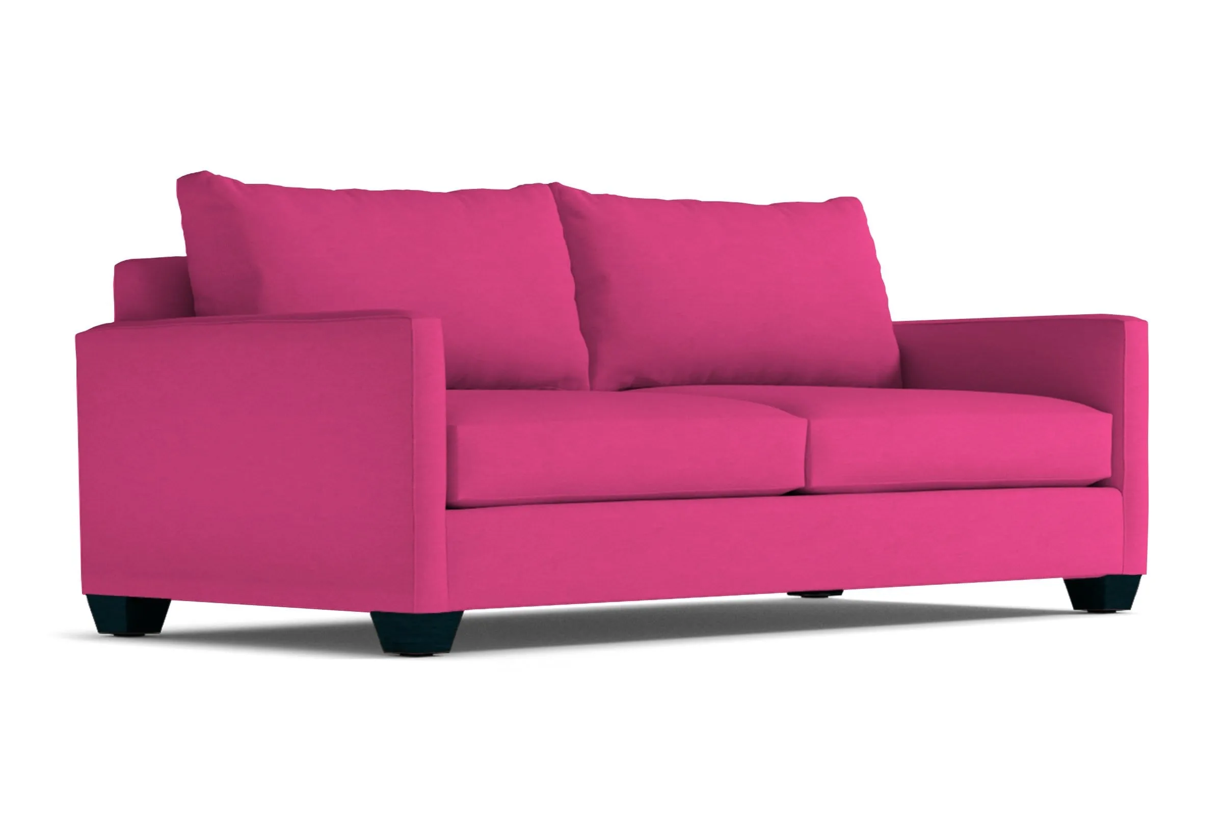 Tuxedo Queen Size Sleeper Sofa Bed :: Leg Finish: Espresso / Sleeper Option: Memory Foam Mattress