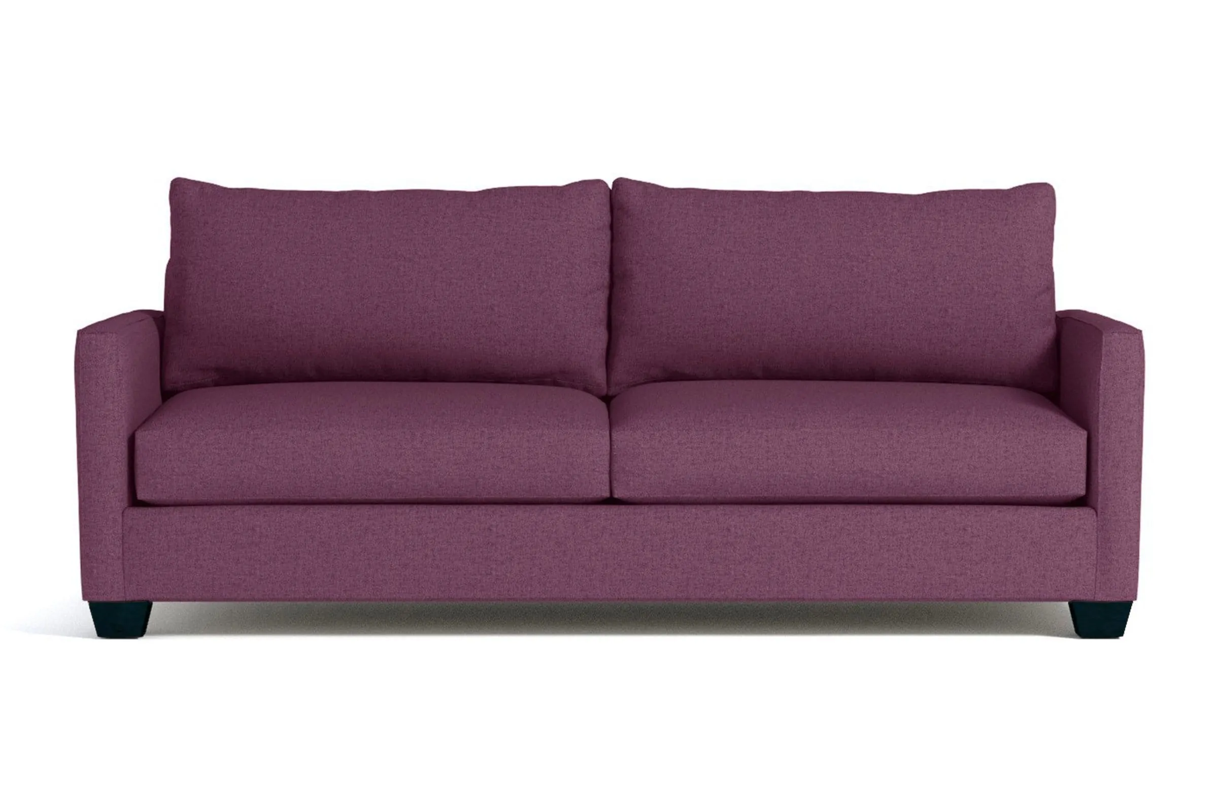Tuxedo Queen Size Sleeper Sofa Bed :: Leg Finish: Espresso / Sleeper Option: Memory Foam Mattress