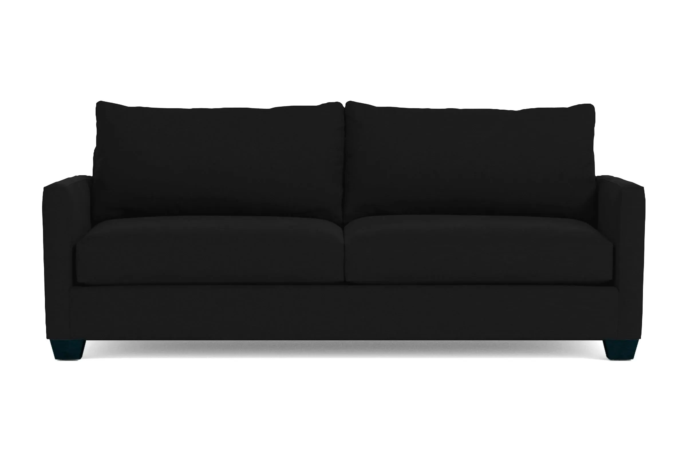 Tuxedo Queen Size Sleeper Sofa Bed :: Leg Finish: Espresso / Sleeper Option: Memory Foam Mattress