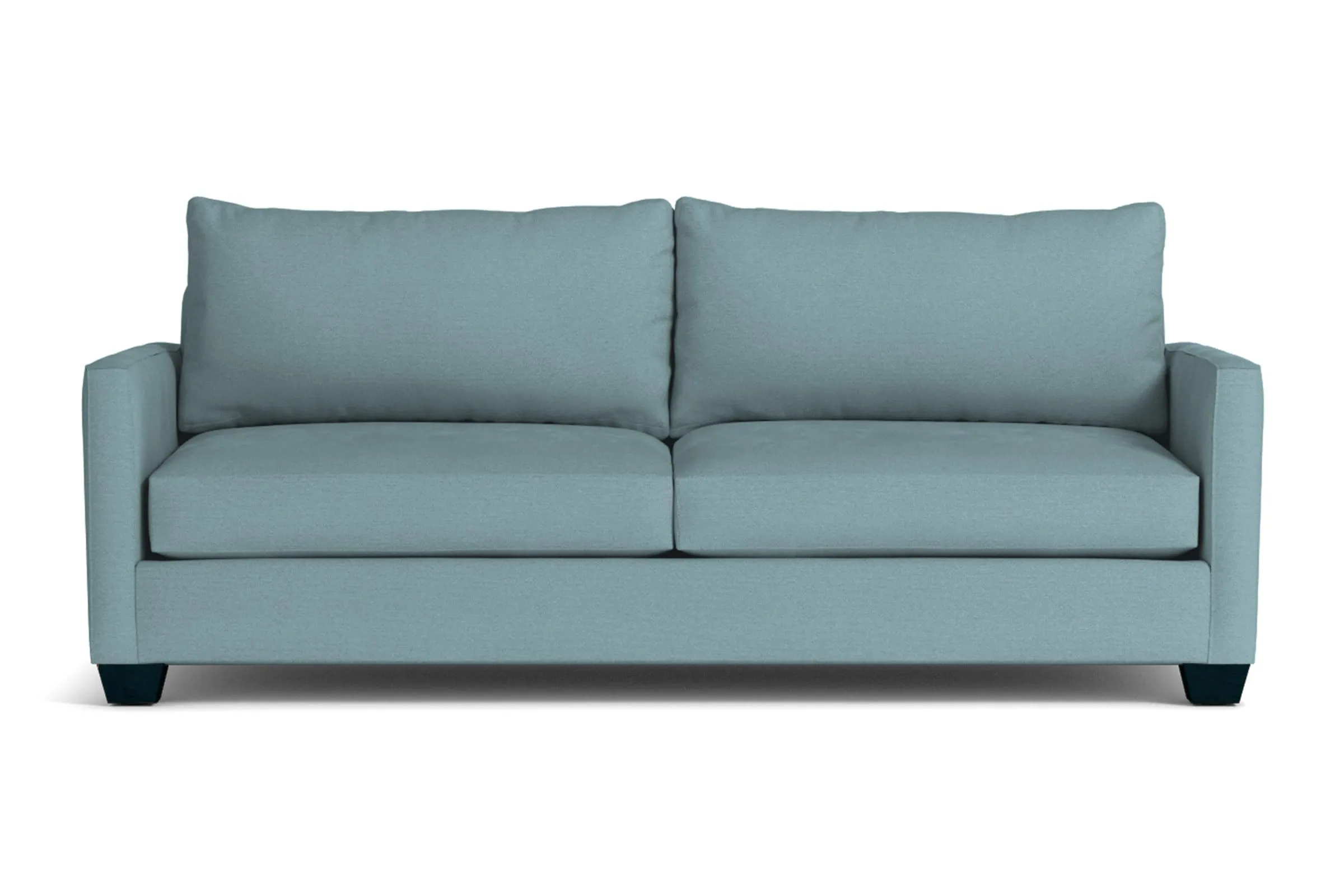 Tuxedo Queen Size Sleeper Sofa Bed :: Leg Finish: Espresso / Sleeper Option: Memory Foam Mattress