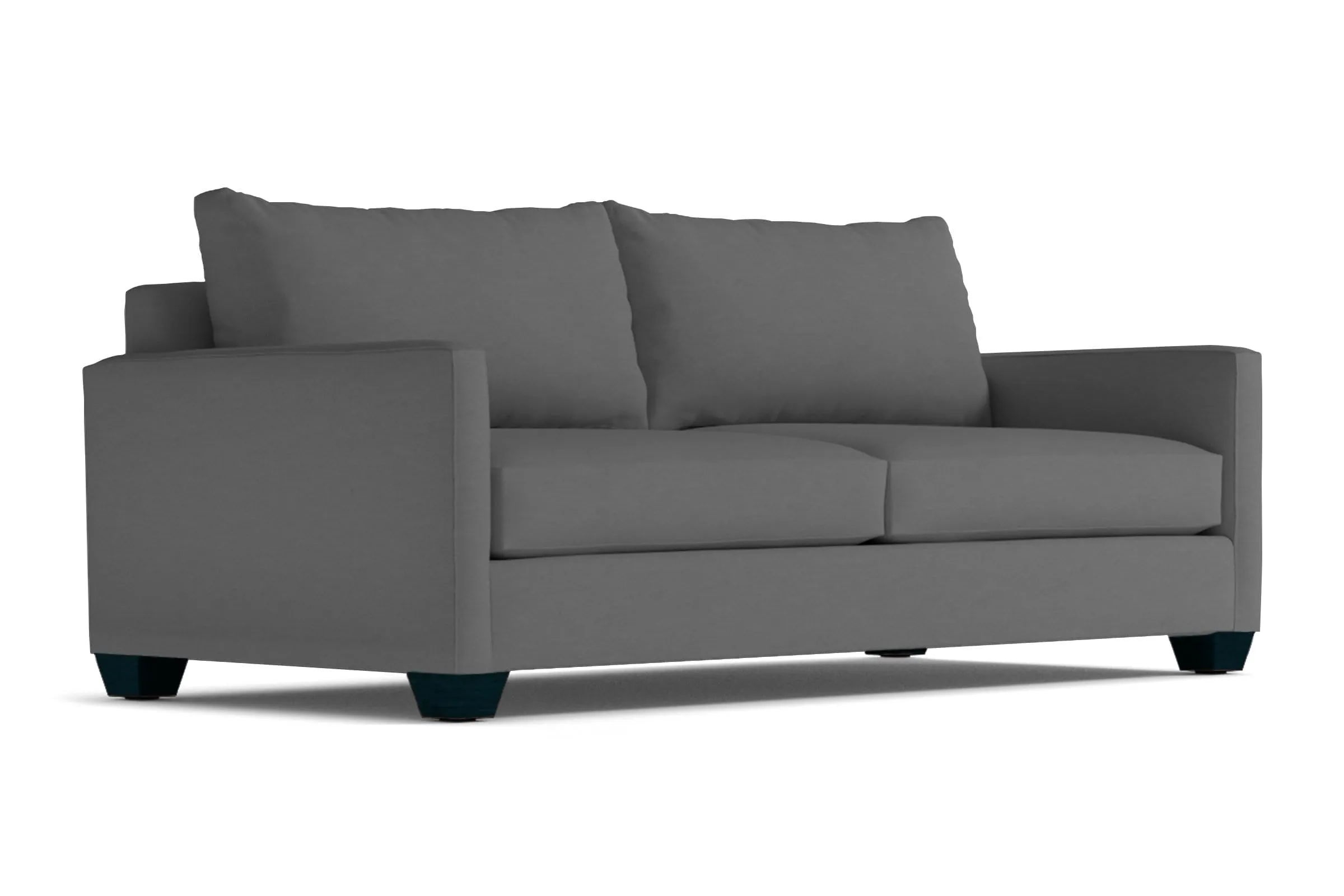 Tuxedo Queen Size Sleeper Sofa Bed :: Leg Finish: Espresso / Sleeper Option: Memory Foam Mattress