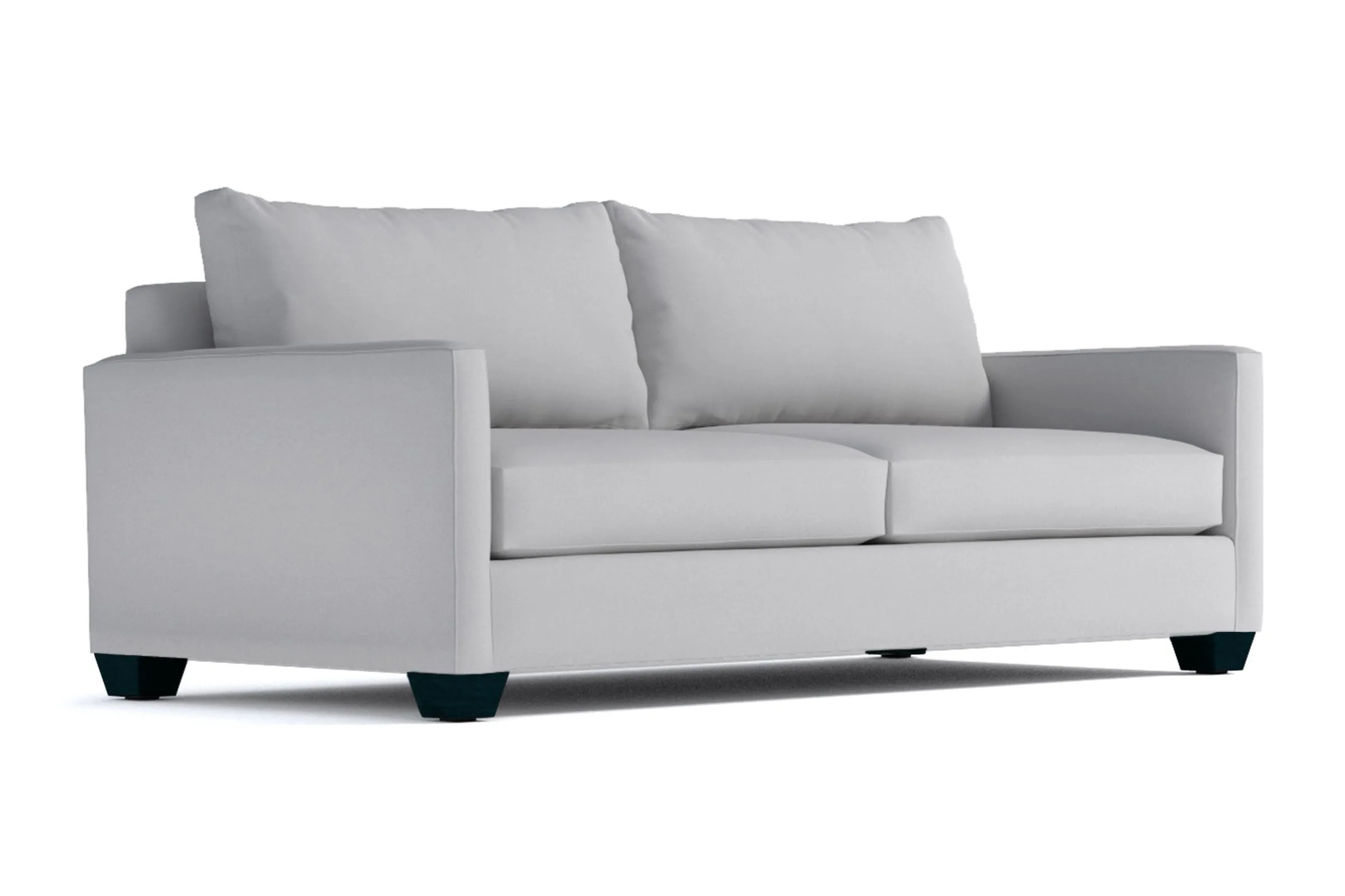 Tuxedo Queen Size Sleeper Sofa Bed :: Leg Finish: Espresso / Sleeper Option: Memory Foam Mattress