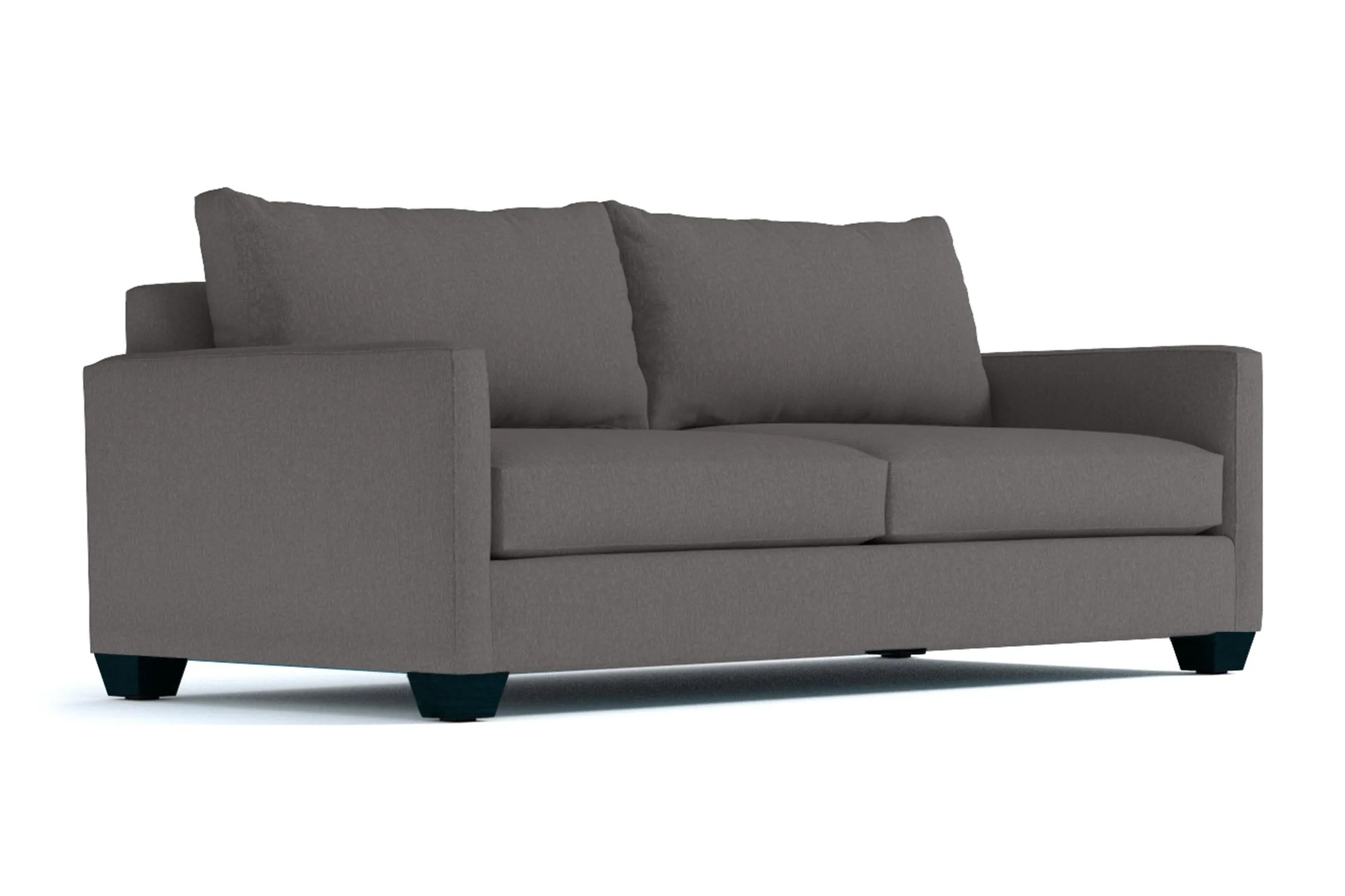 Tuxedo Queen Size Sleeper Sofa Bed :: Leg Finish: Espresso / Sleeper Option: Memory Foam Mattress