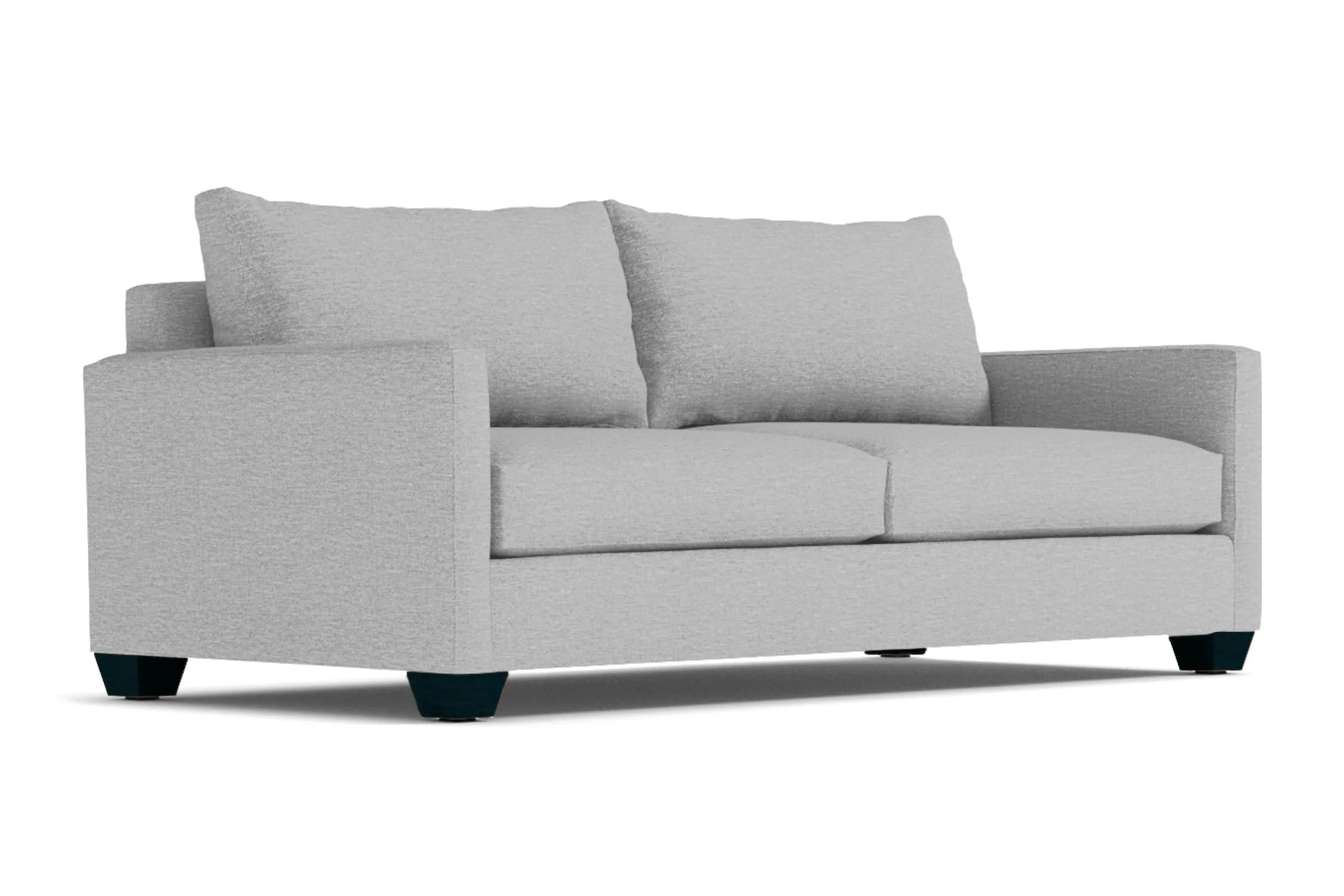 Tuxedo Queen Size Sleeper Sofa Bed :: Leg Finish: Espresso / Sleeper Option: Memory Foam Mattress