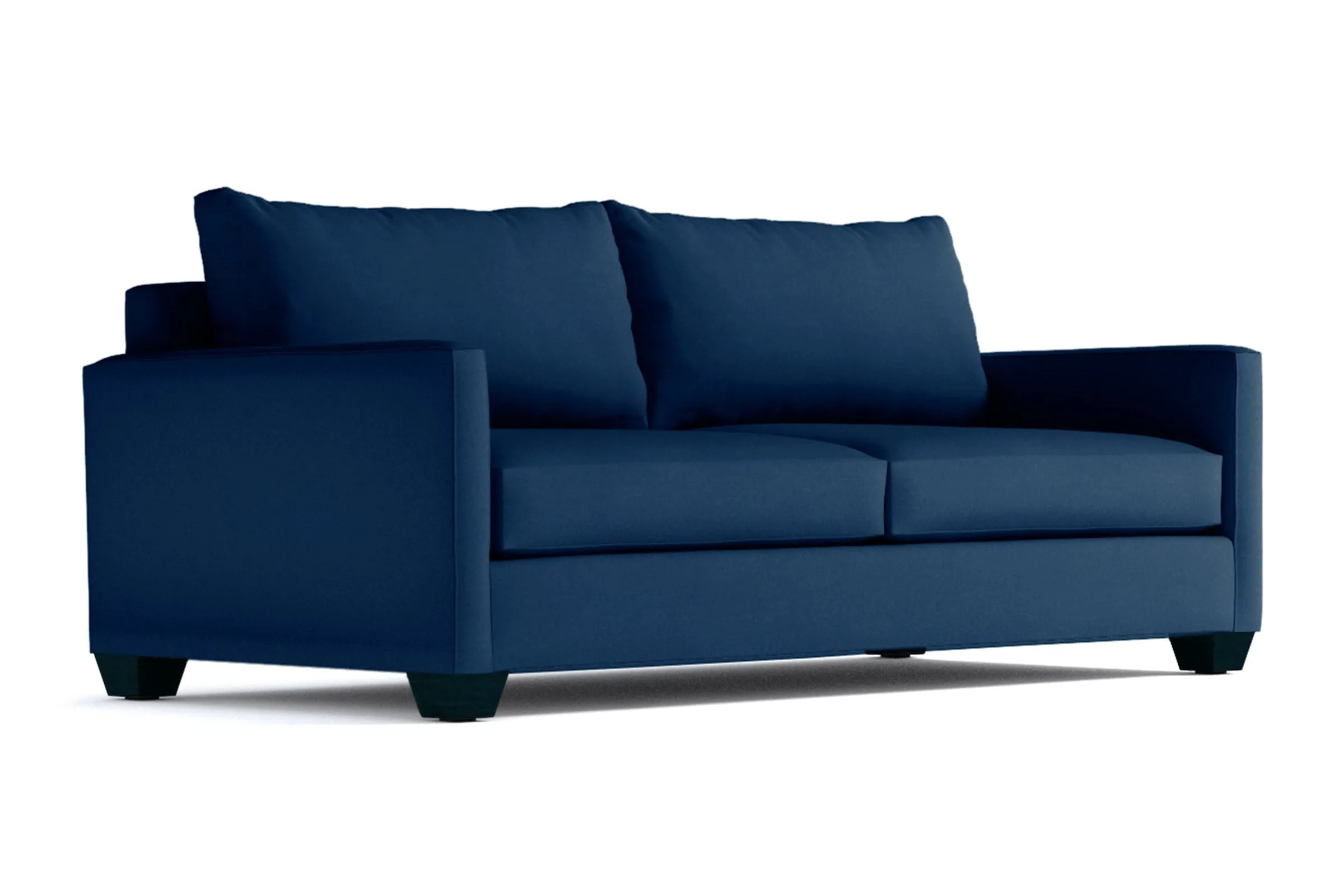 Tuxedo Queen Size Sleeper Sofa Bed :: Leg Finish: Espresso / Sleeper Option: Memory Foam Mattress