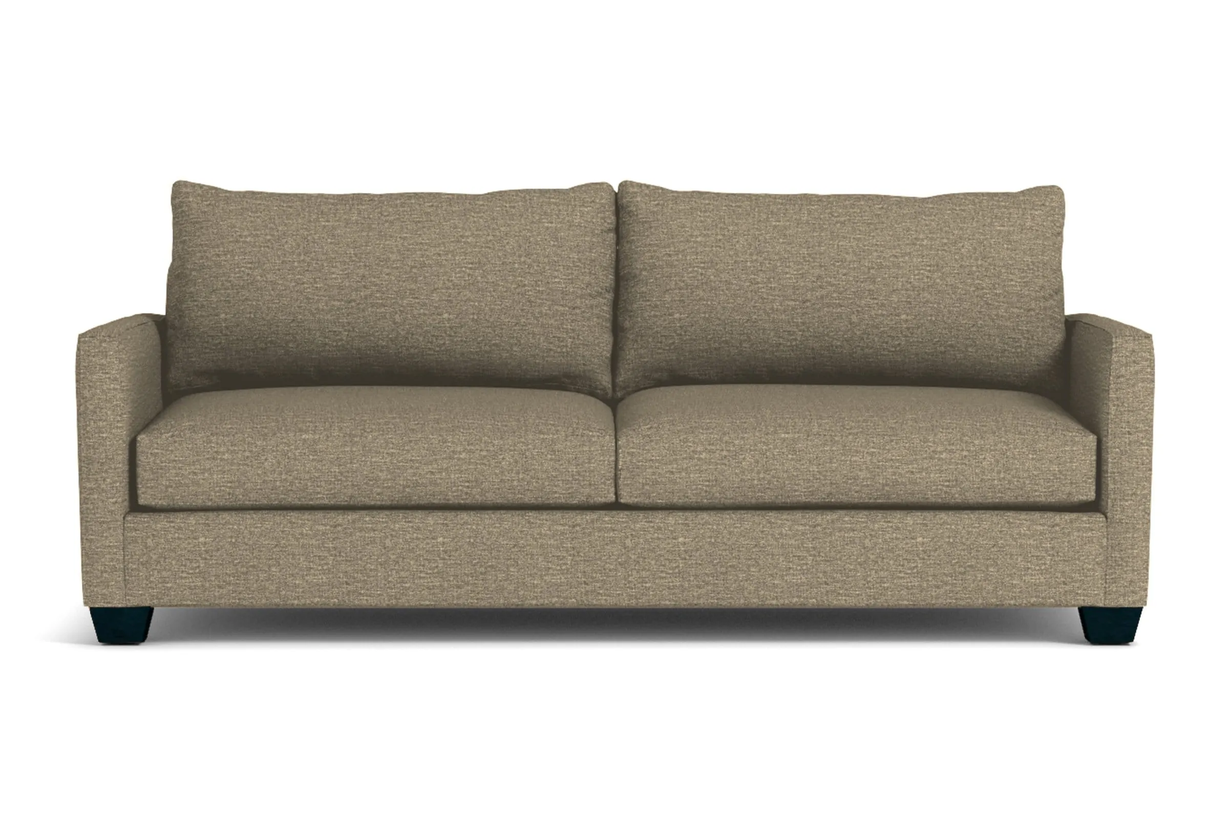 Tuxedo Queen Size Sleeper Sofa Bed :: Leg Finish: Espresso / Sleeper Option: Memory Foam Mattress