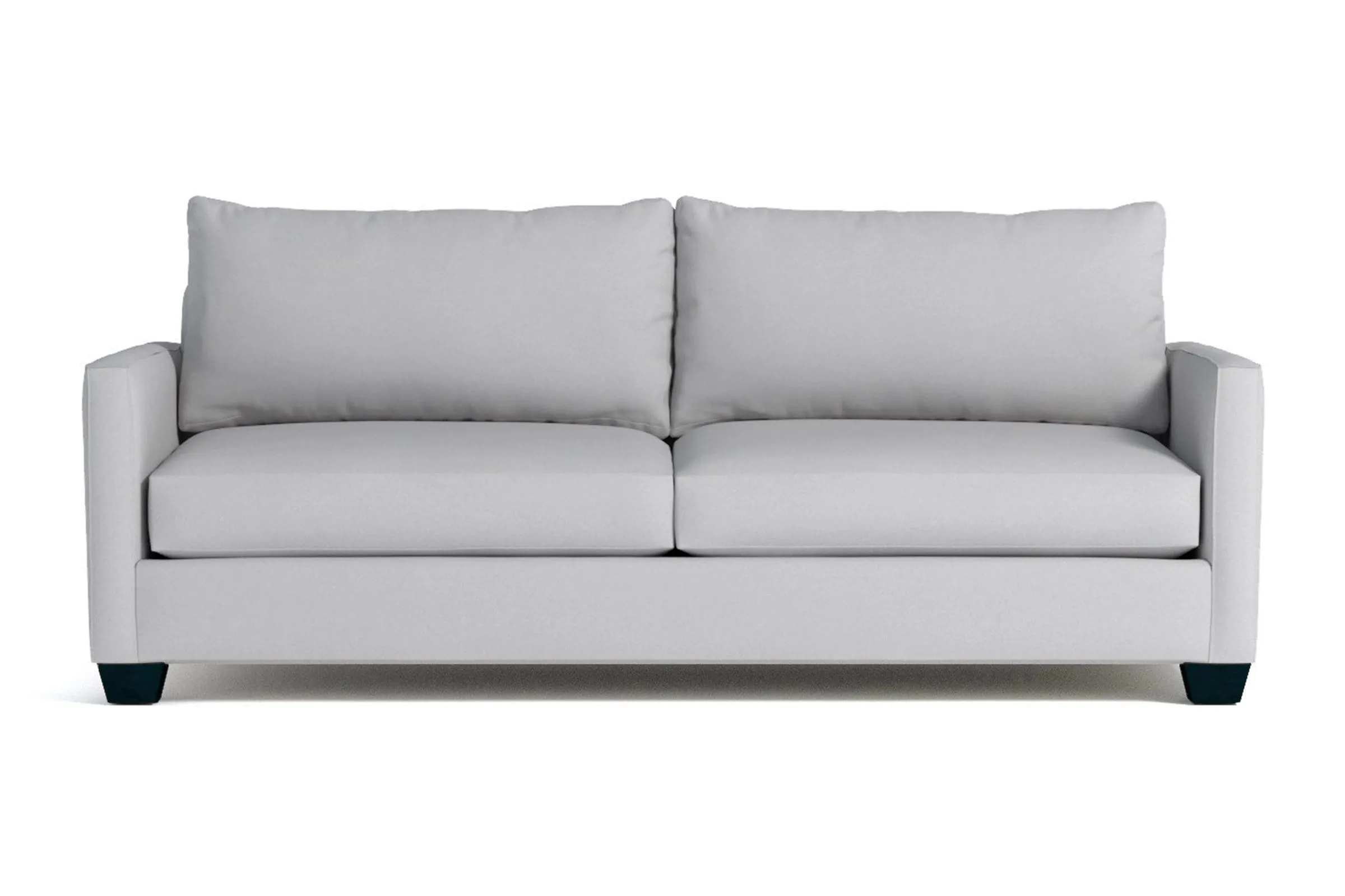 Tuxedo Queen Size Sleeper Sofa Bed :: Leg Finish: Espresso / Sleeper Option: Memory Foam Mattress